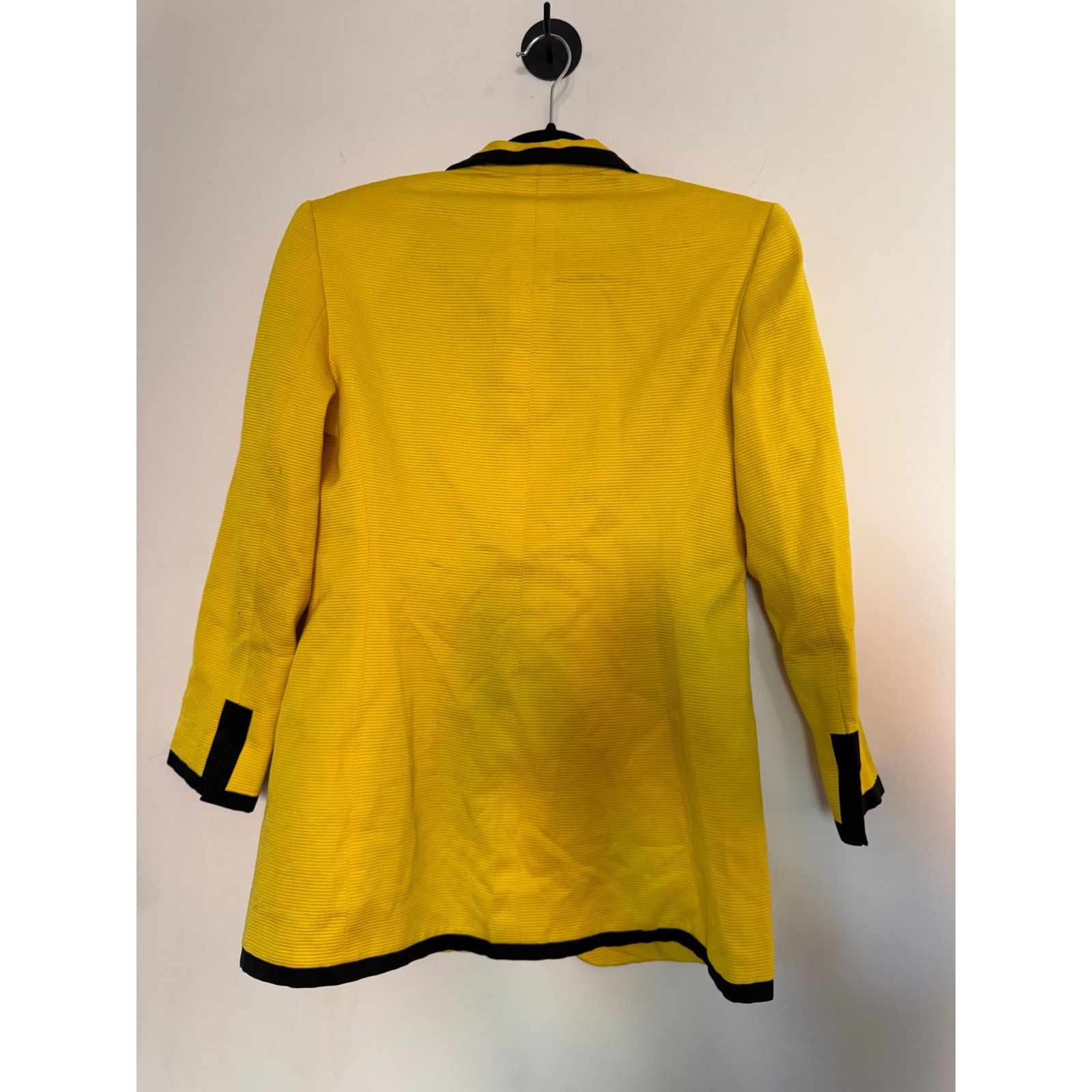 Max Mara Max Mara Yellow Blazer Size L / US 10 / IT 46 - 2 Thumbnail