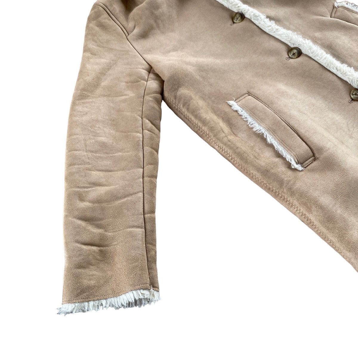 Japanese Brand × Uniqlo Uniqlo Button Up Fur Jacket Size S / US 4 / IT 40 - 5 Thumbnail