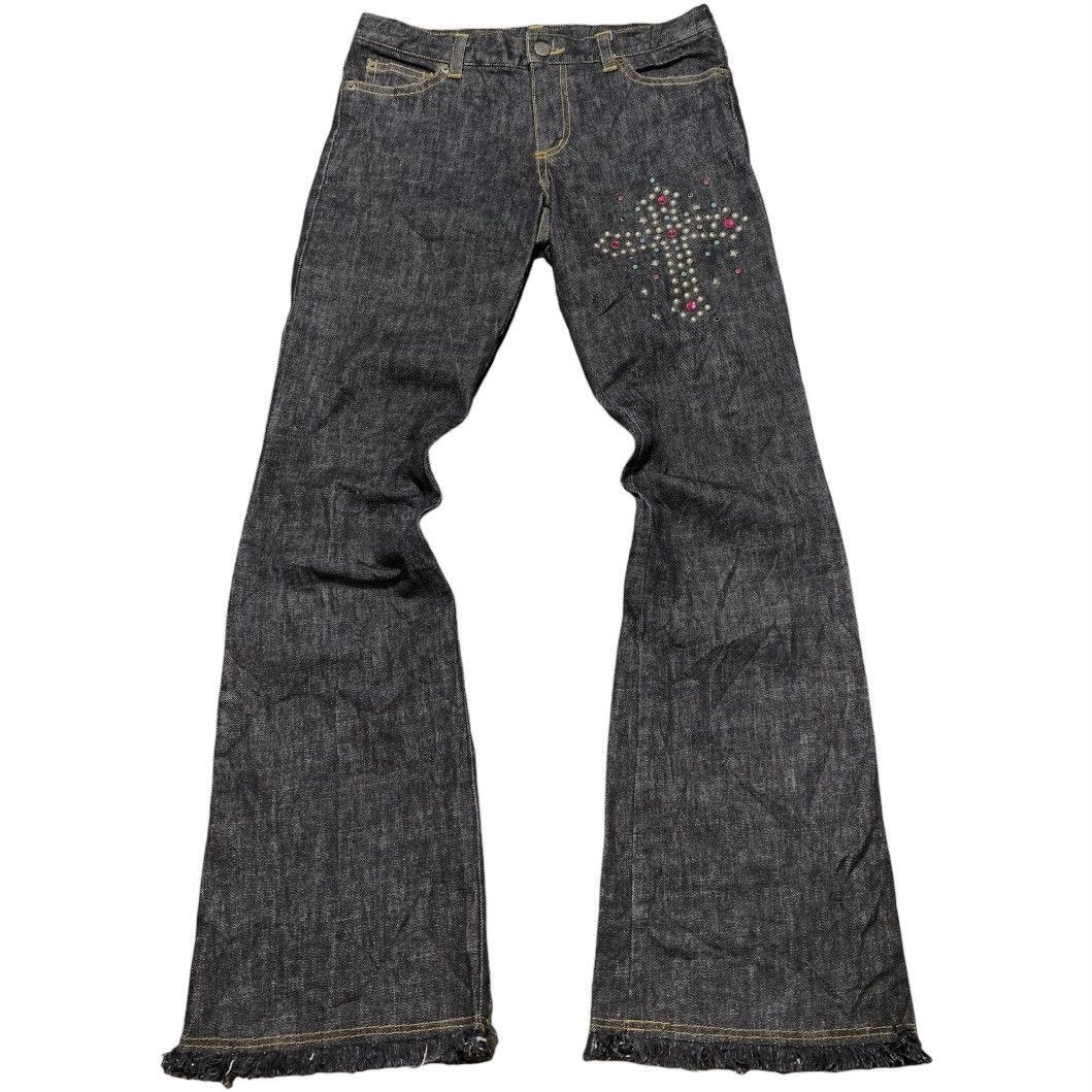 Image of Archival Clothing Chubby Gang Flared Denim, Men's (Size 30)