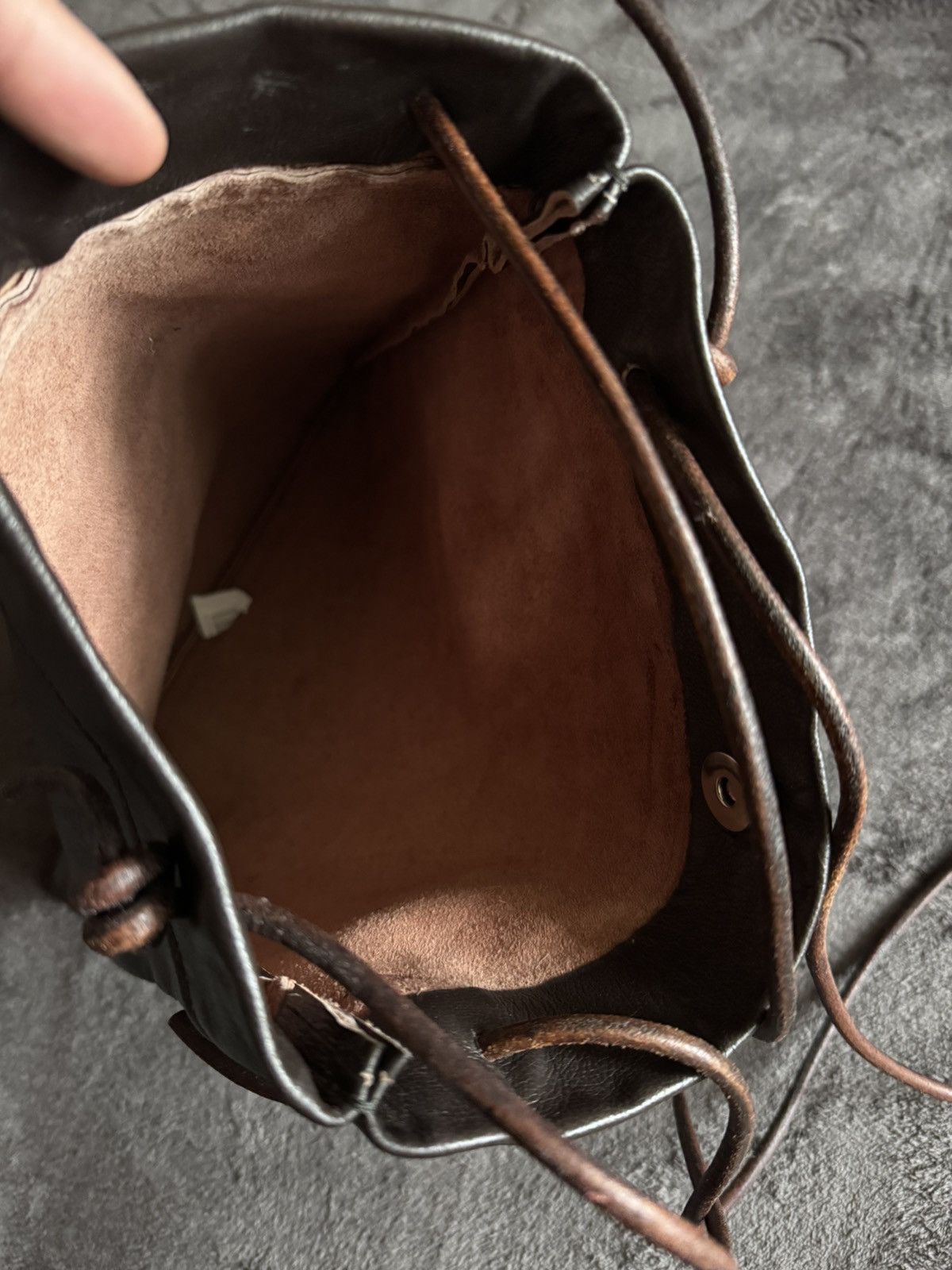 Vintage Vintage leather messenger y2k avant Garde Issey miyake style Size ONE SIZE - 6 Thumbnail