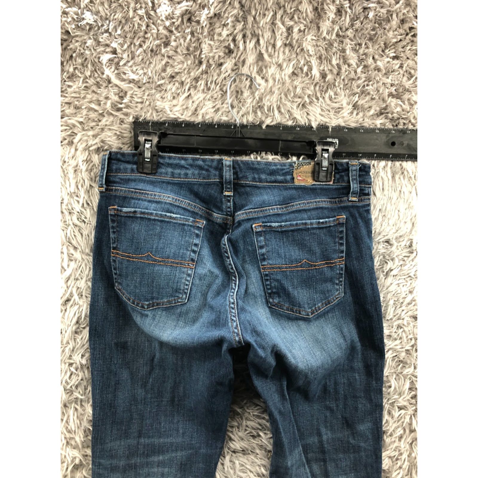 H&M H&M Jeans Skinny Crop Blue 31 Womens Regular Medium Wash Denim 5-Pocket Zipper Button Belt Loops Inseam 26" Cotton Cotton Blend Modern Classic Size 24" / US 00 / IT 34 - 7 Thumbnail