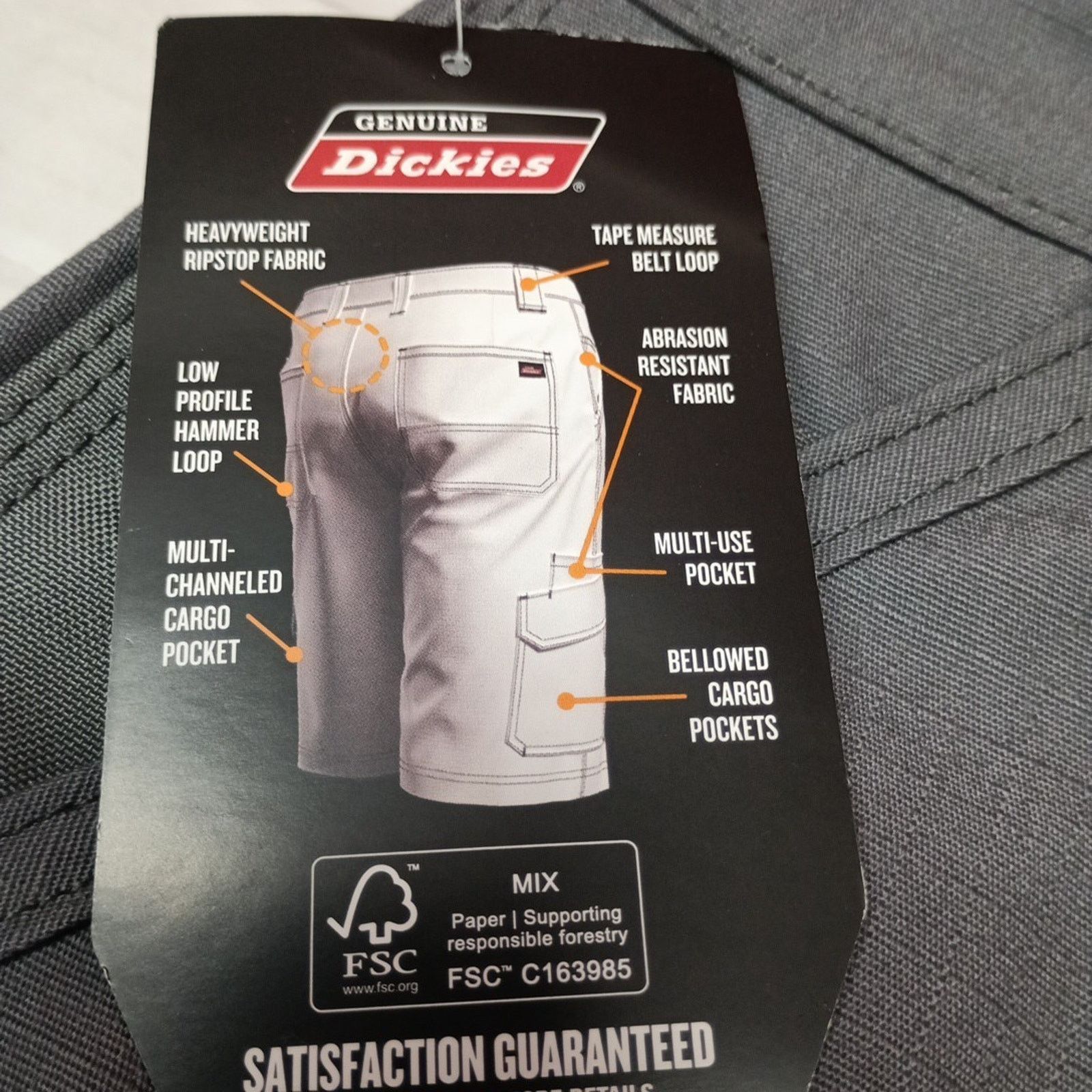 Dickies Dickies Ripstop Cargo Shorts Men’s Size 40 Gray Relaxed Fit Size US 40 / EU 56 - 3 Thumbnail
