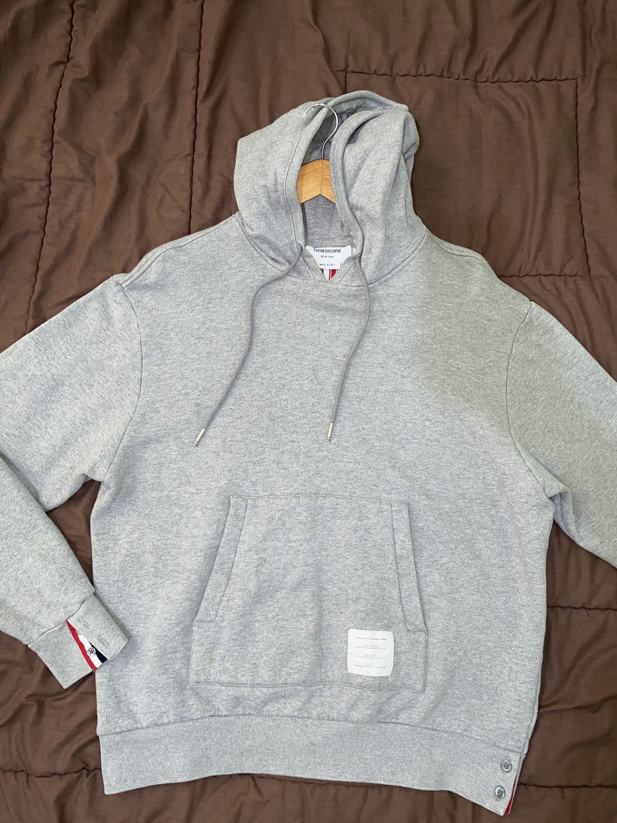 Thom Browne Thom browne classic loopback stripe hoodie Size US XL / EU 56 / 4 - 2 Thumbnail