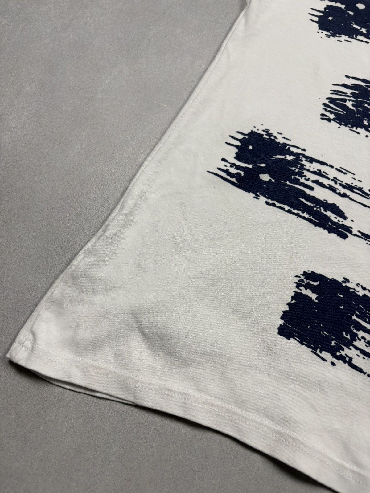 Diesel Diesel 2000s Distressed White Brush Stroke Tee 3D Logo M Y2K Size US M / EU 48-50 / 2 - 16 Thumbnail
