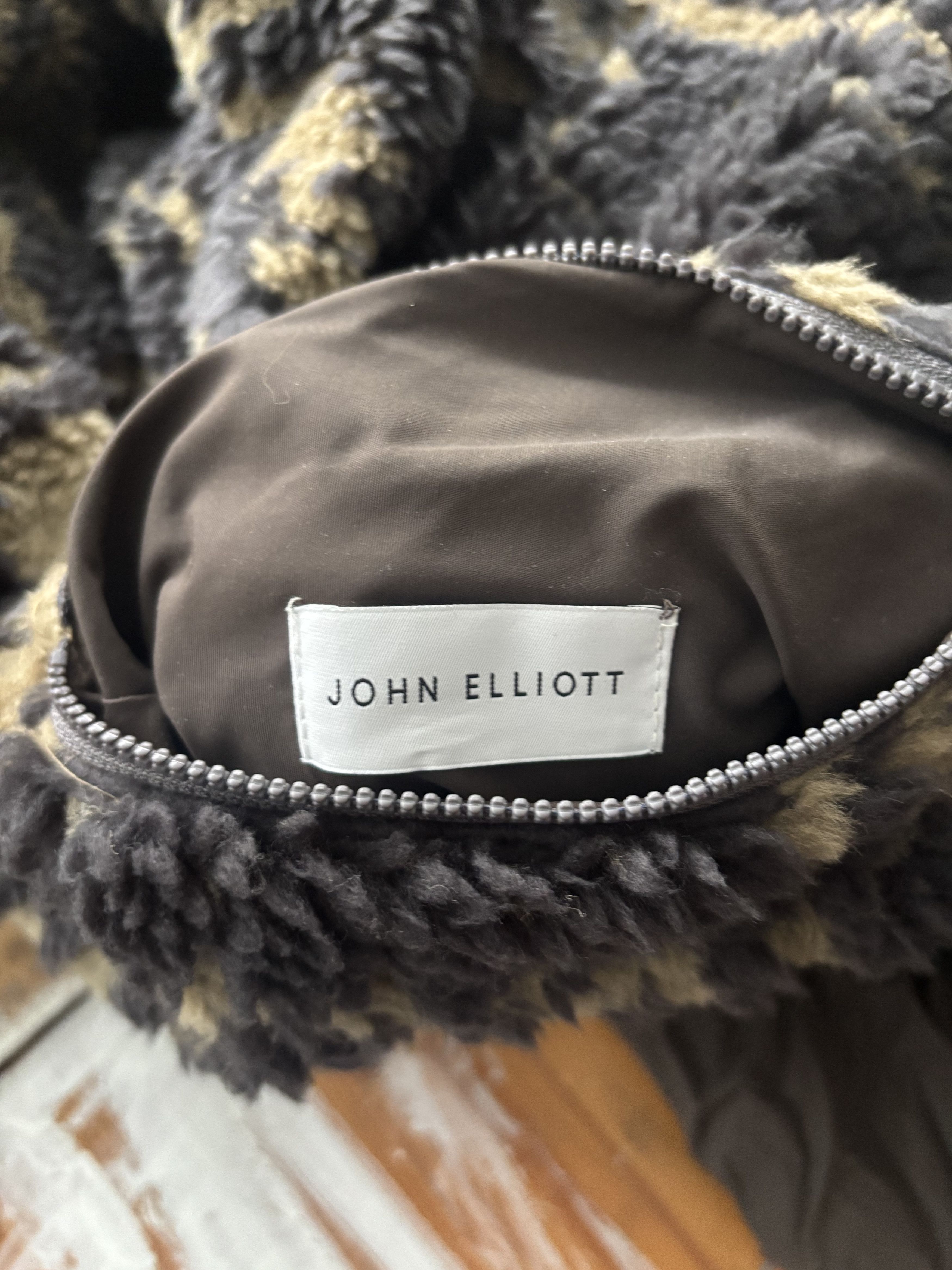 John Elliott Reversible Beige & Black Polar Fleece Jacket Size US M / EU 48-50 / 2 - 11 Thumbnail