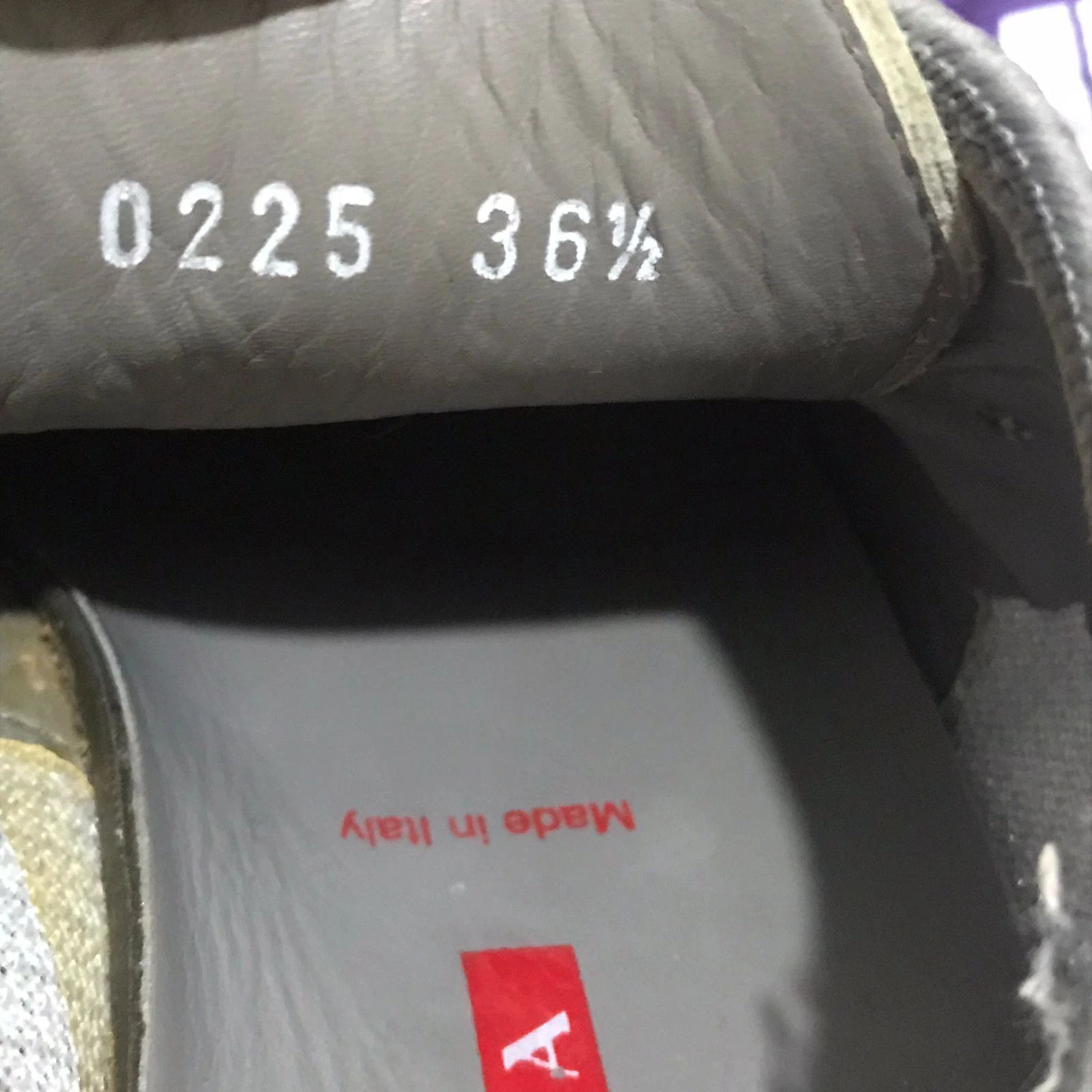 Prada Prada Womens Sneaker Americas Cup Silver Lace Up Shoes 6,5US Size US 6.5 / IT 36.5 - 11 Thumbnail