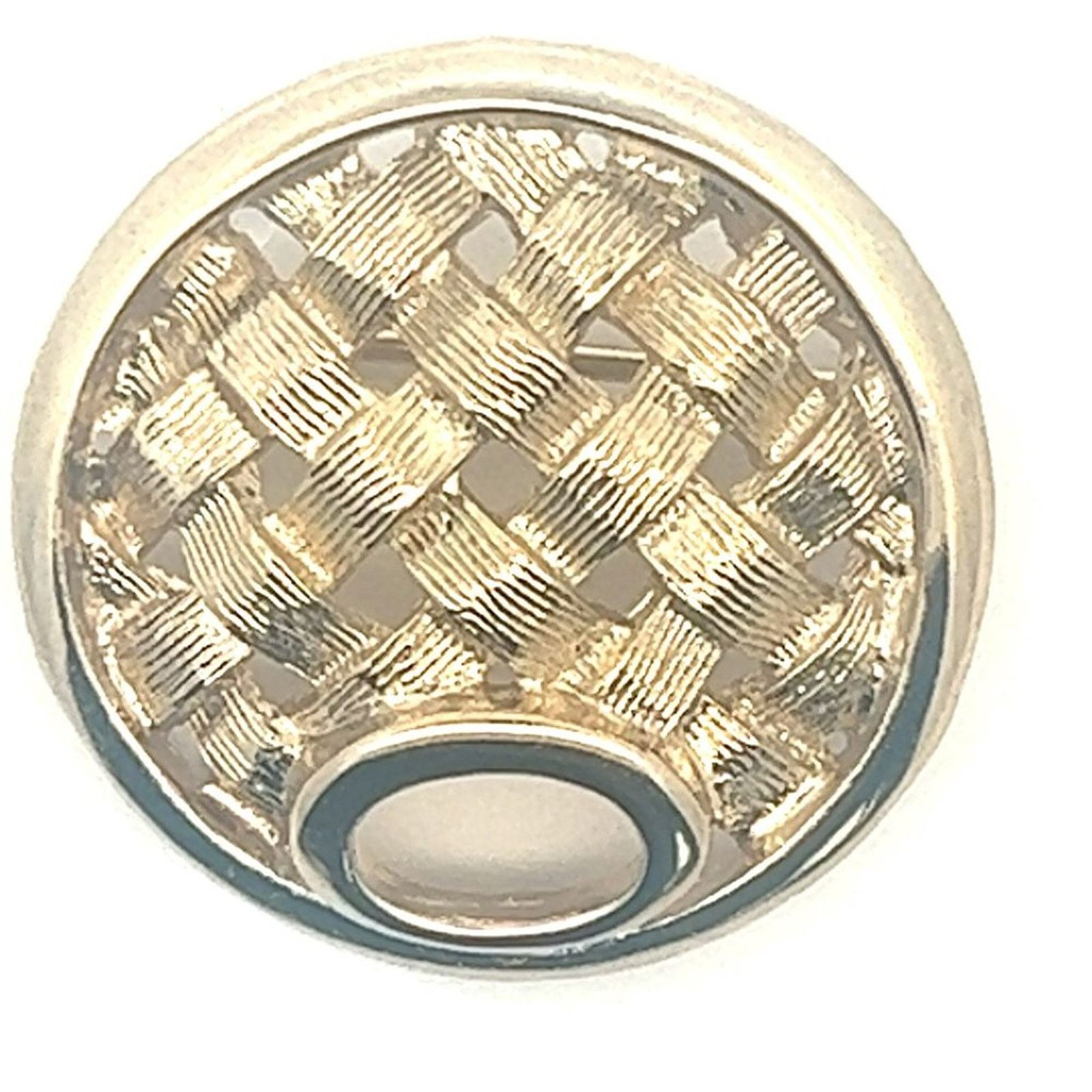 & Other Stories Vintage Signed - Sara Coventry Basket Weave Shield Brooch Size ONE SIZE - 3 Thumbnail
