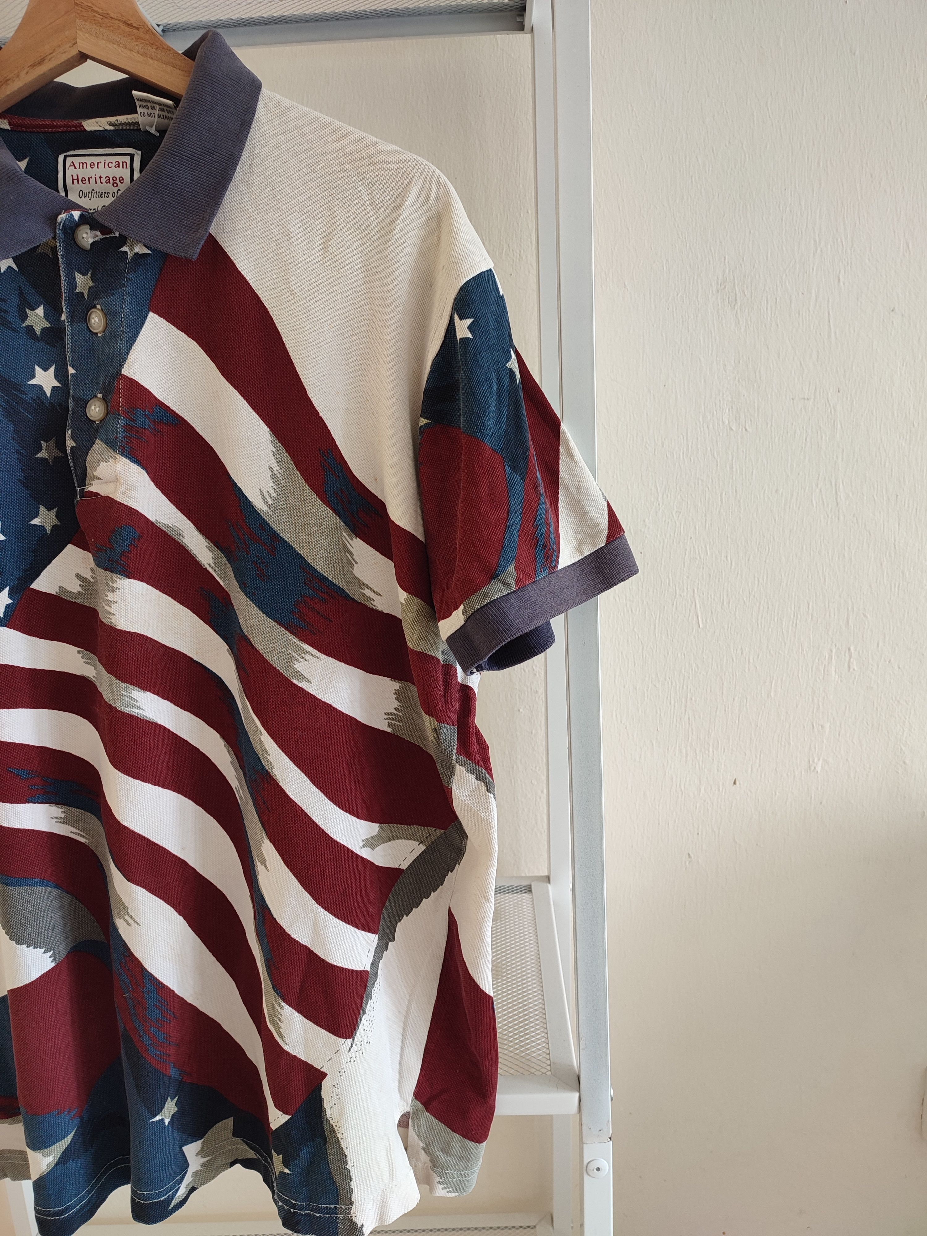 Vintage VINTAGE AMERICAN HERITAGE POLO TEES Size US L / EU 52-54 / 3 - 4 Thumbnail