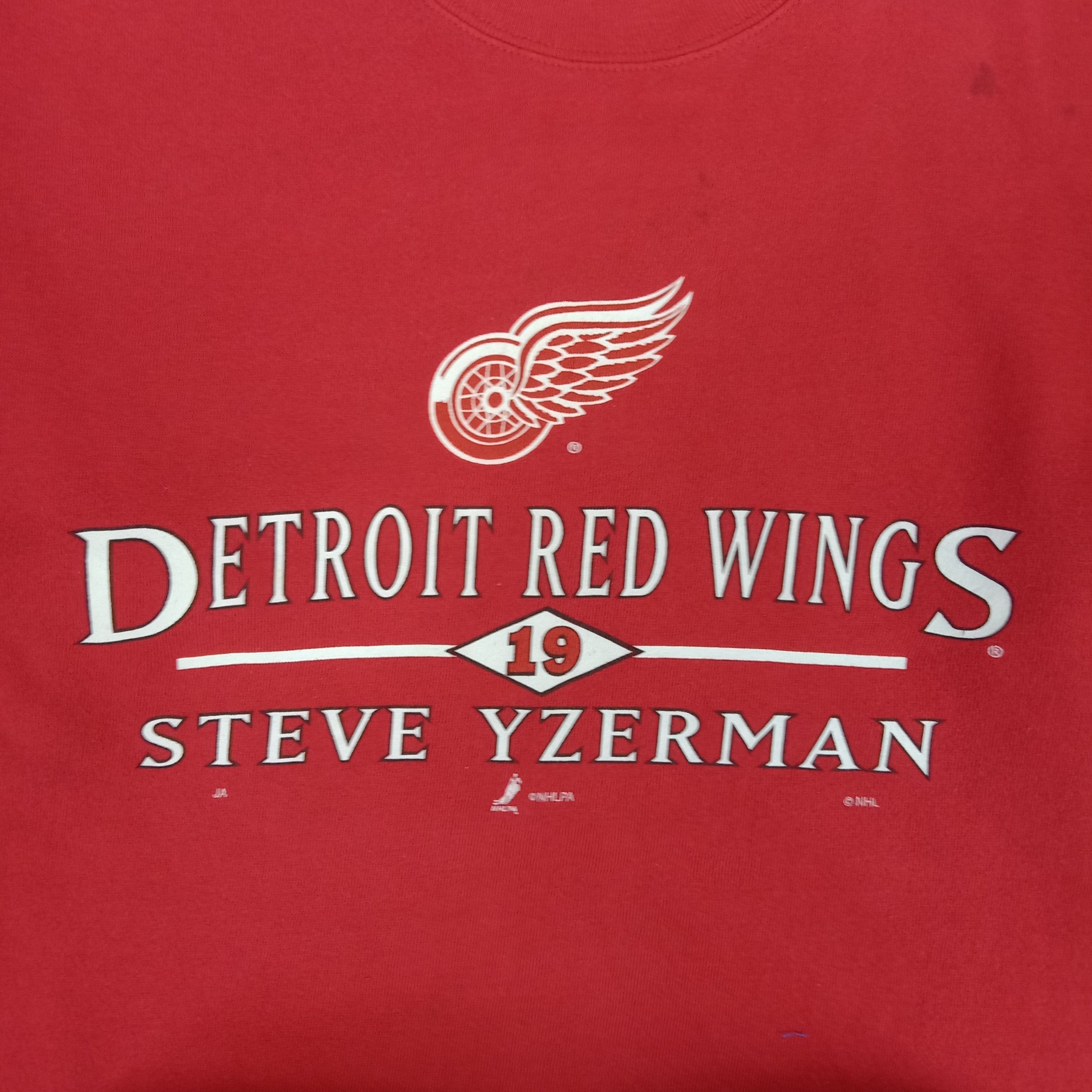 Red Wing × Vintage Detroit Red Wings Steve Yzerman Brand Sweatshirt Size US M / EU 48-50 / 2 - 2 Thumbnail