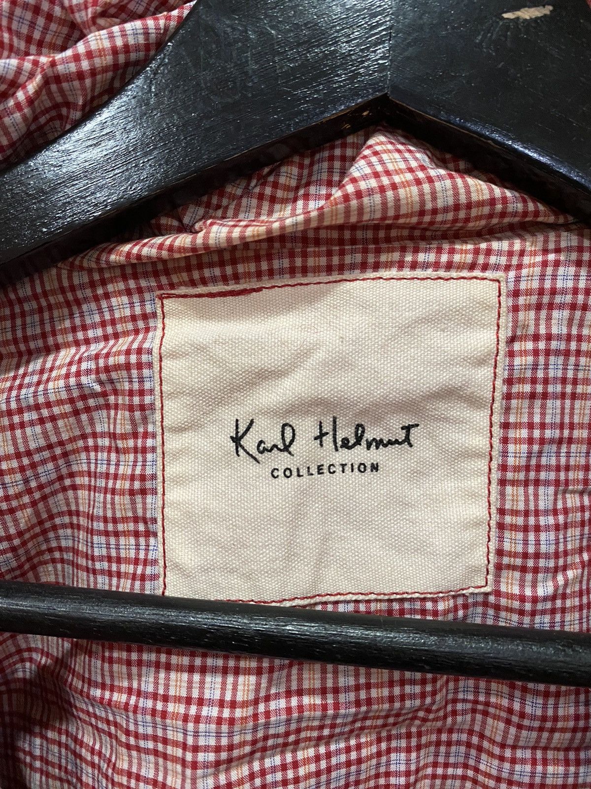 Karl Helmut Karl Helmut Vintage Red Utility Jacket Size US L / EU 52-54 / 3 - 8 Thumbnail