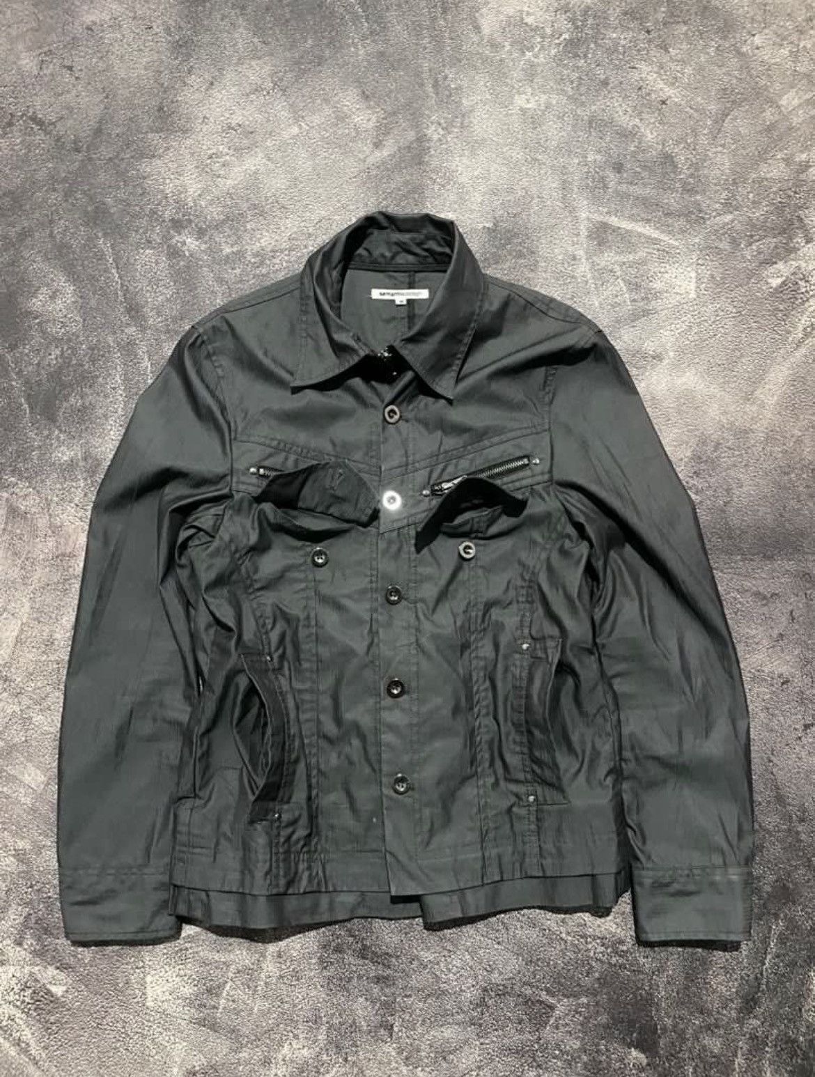 semanticdesign 2000s Japanese Brand Semantic Desain Zipper Light Jacket Size US M / EU 48-50 / 2 - 4 Thumbnail