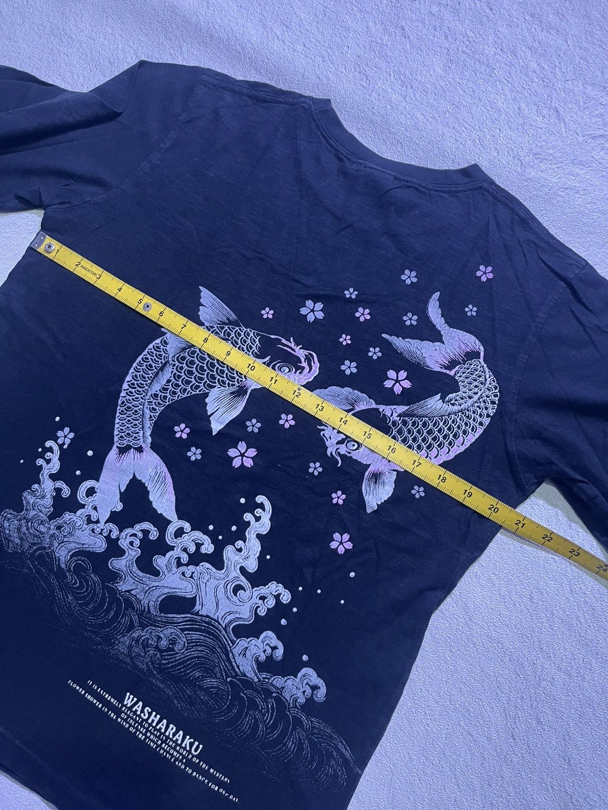 Japanese Brand WASHARAKU long sleeve tshirt japanese style Size US M / EU 48-50 / 2 - 10 Thumbnail