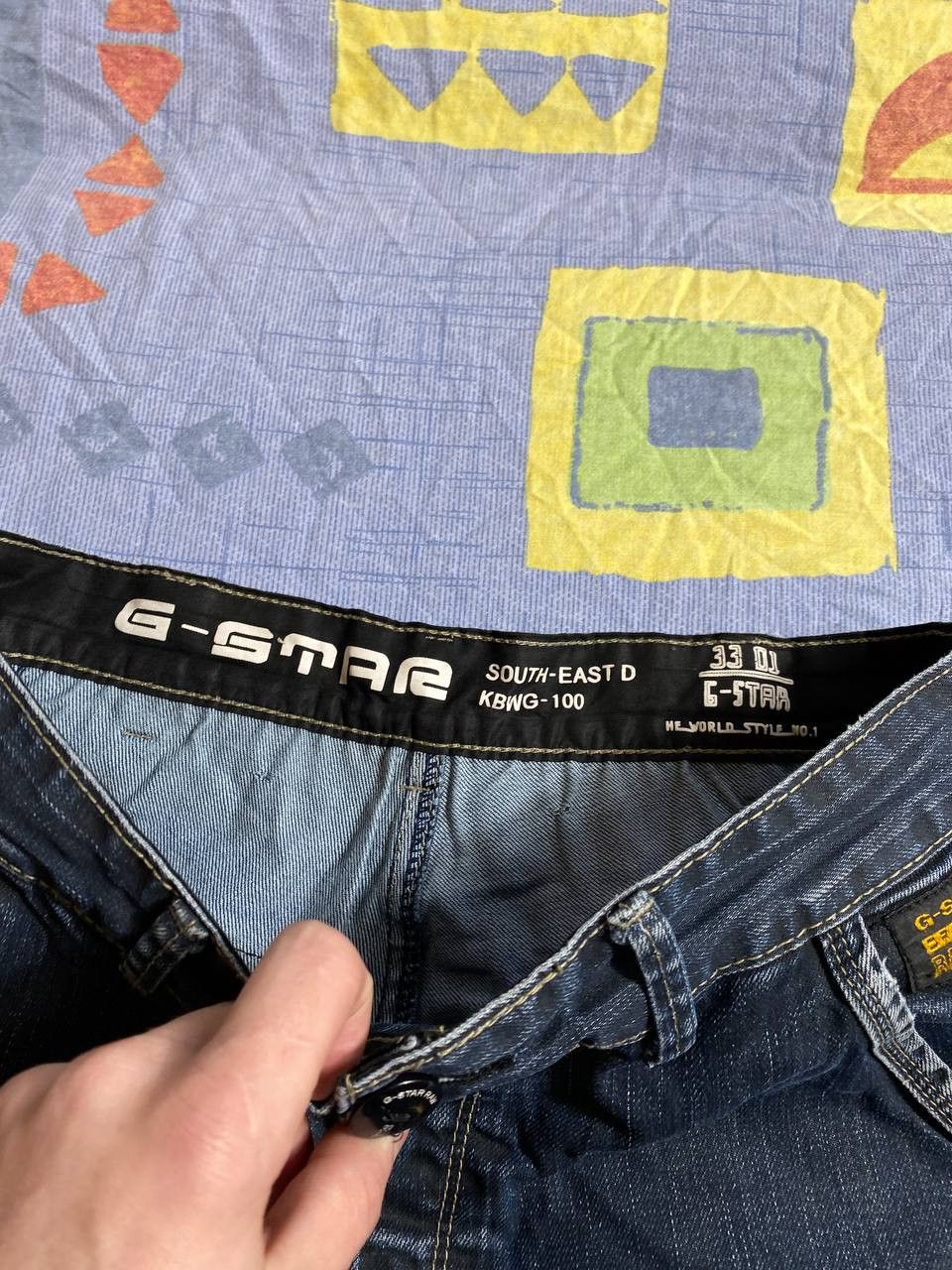 G-Star × Vintage Vintage Gstar jeans Size US 30 / EU 46 - 19 Thumbnail
