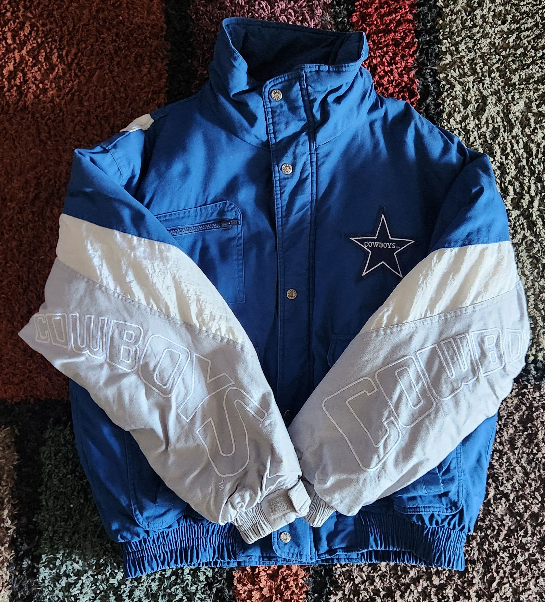 Vintage Vintage 90s Team NFL Dallas Cowboys Puffer Jacket Men XL