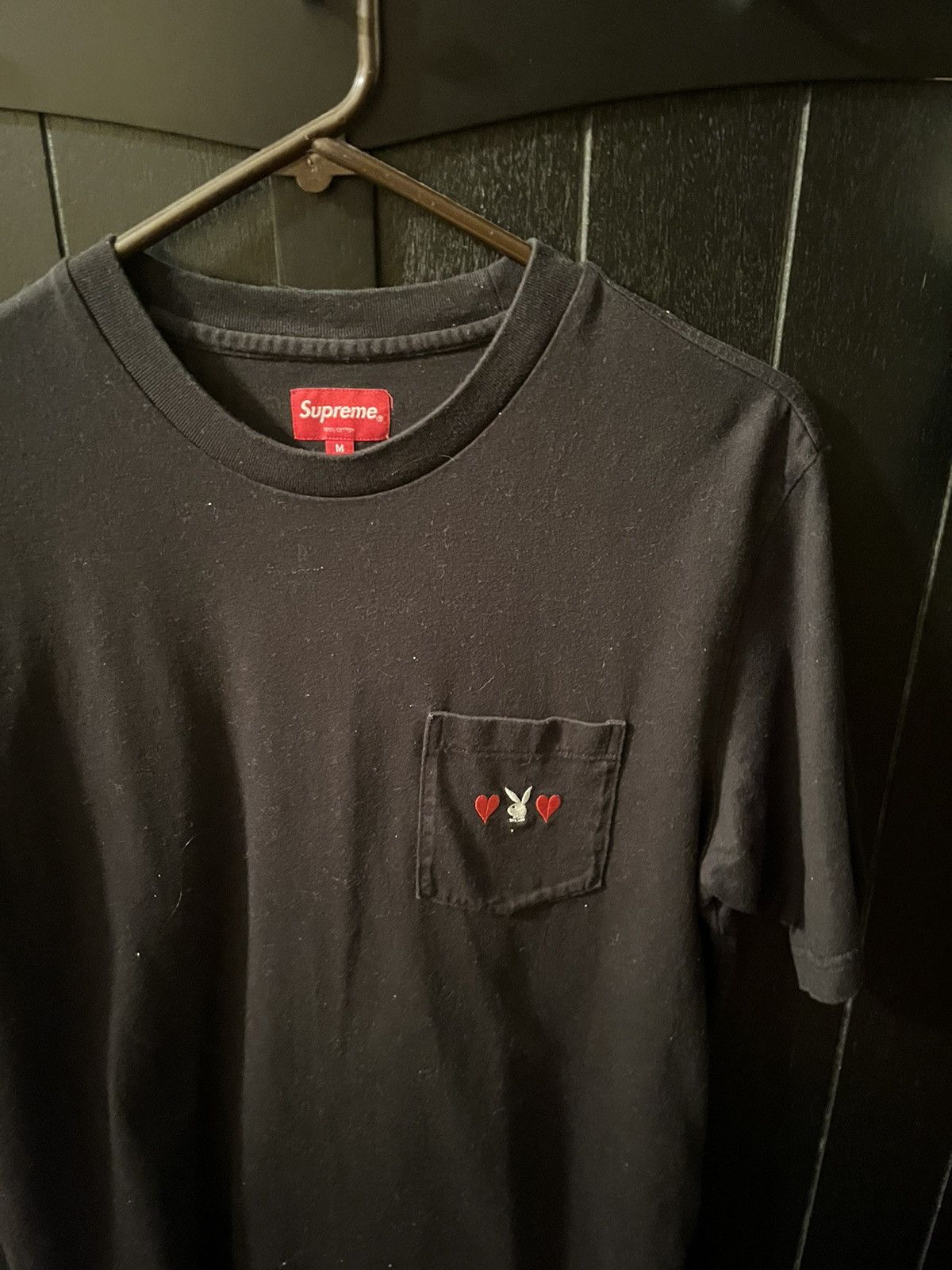 Supreme Supreme X Playboy Heart Pocket Tee Size US M / EU 48-50 / 2 - 1 Thumbnail