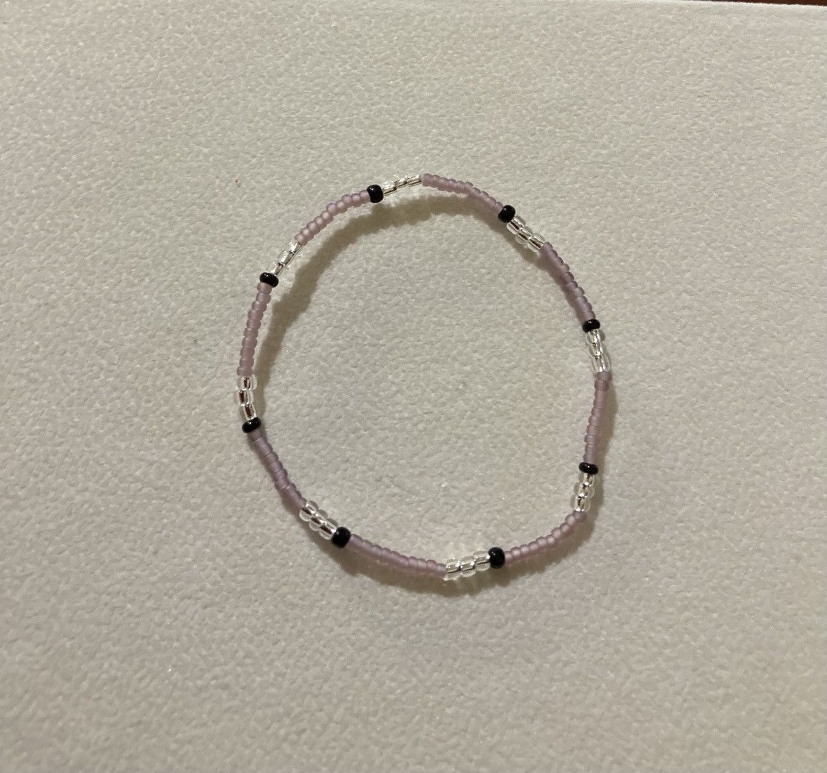 Other Purple and silver beaded bracelet Size ONE SIZE - 1 Preview
