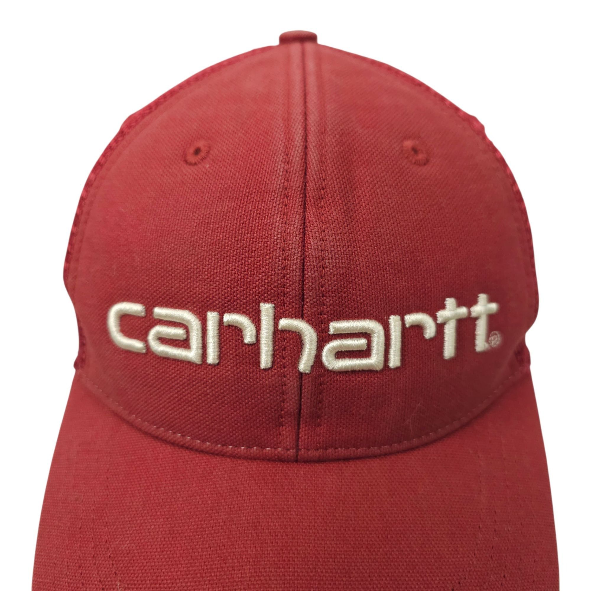 Carhartt Carhartt Canvas Mesh Back Logo Graphic Cap Hat Snapback Size ONE SIZE - 7 Thumbnail