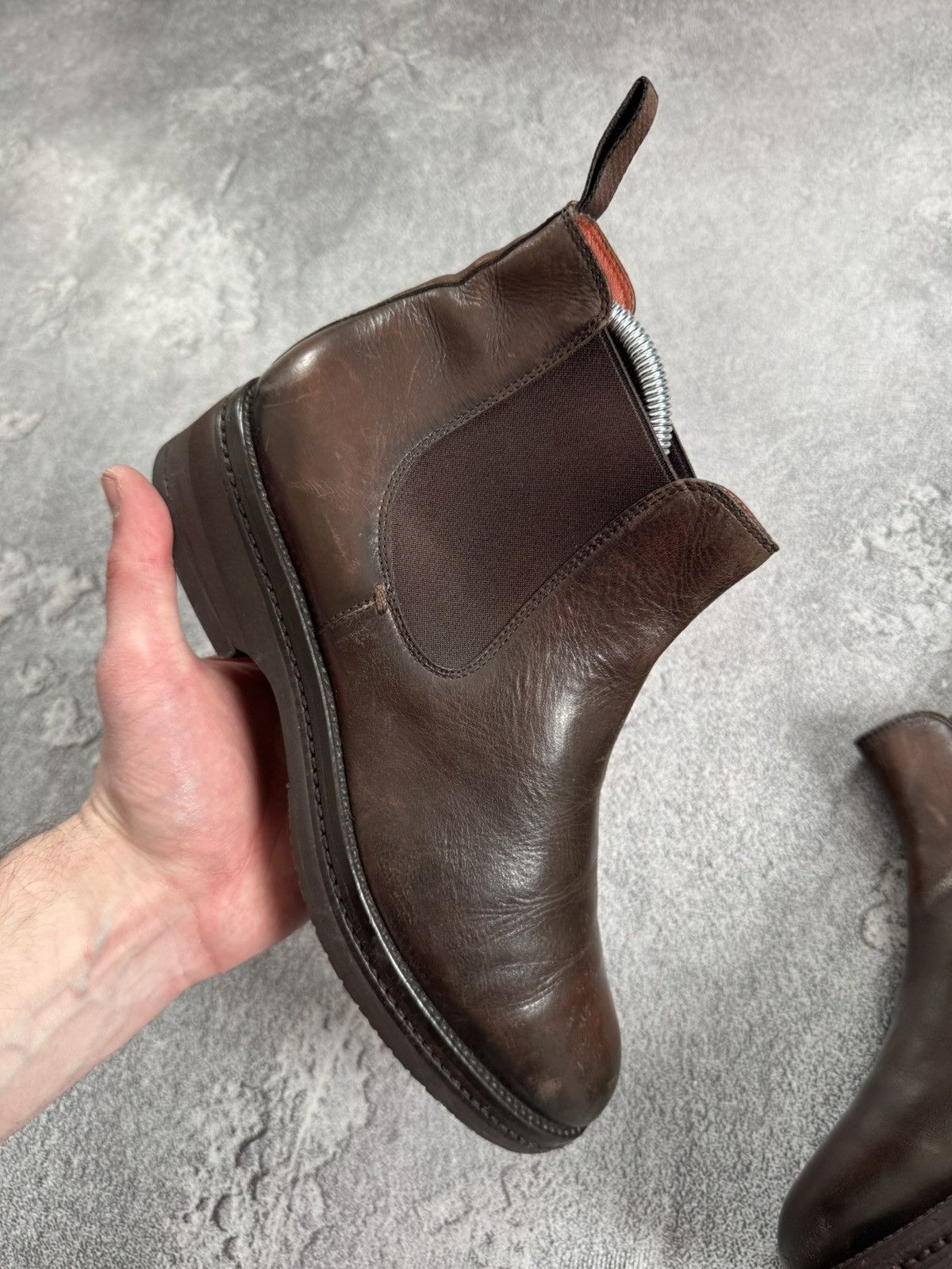 Santoni Santoni Women’s Brown Leather Chelsea Boots – Size EU 38 Size US 8 / IT 38 - 7 Thumbnail