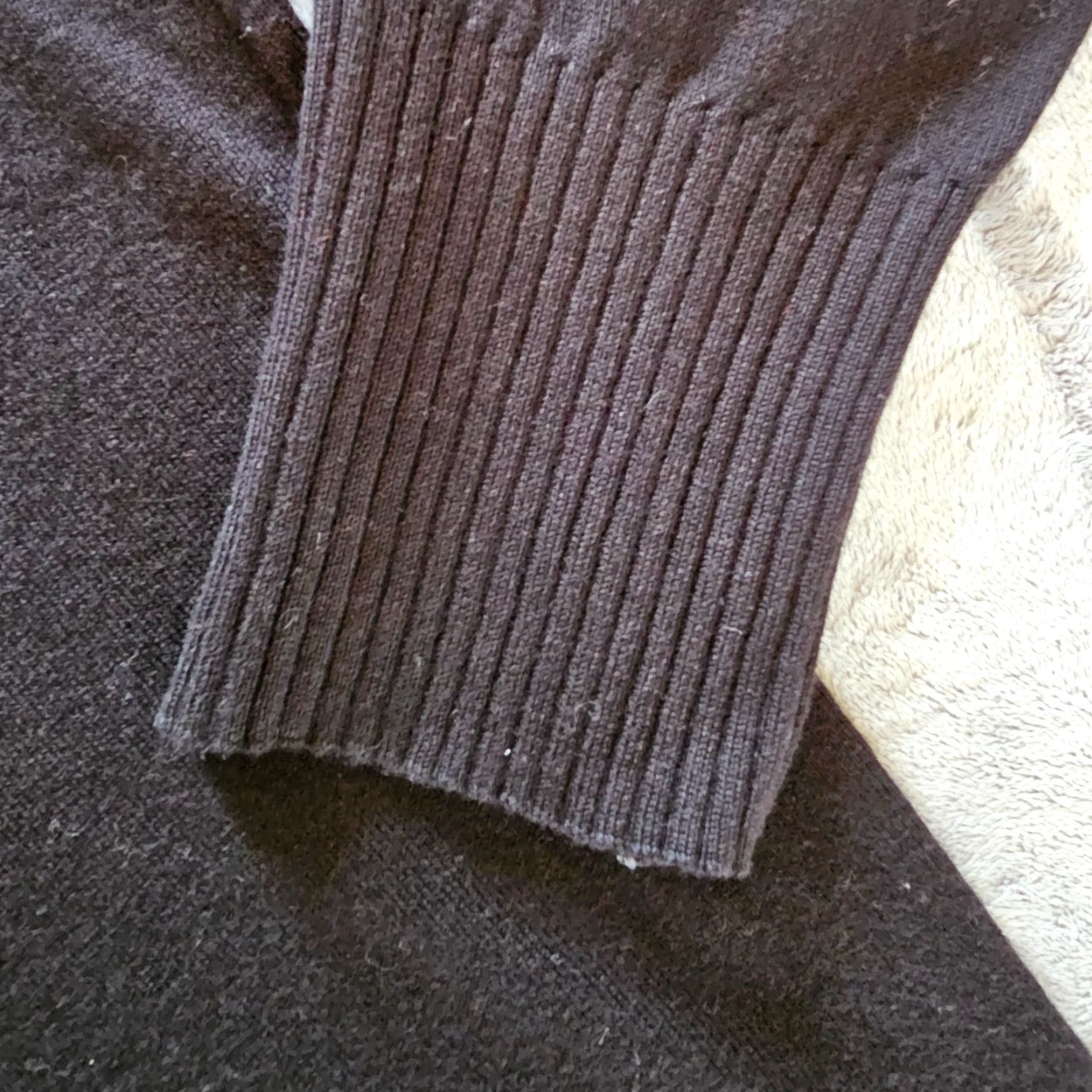 Talbots Talbots Sweater Top Womens Medium Black Long Sleeve Round Neck Career Dressy Classic Pullover Modern Knit - Mens? Size M / US 6-8 / IT 42-44 - 4 Thumbnail