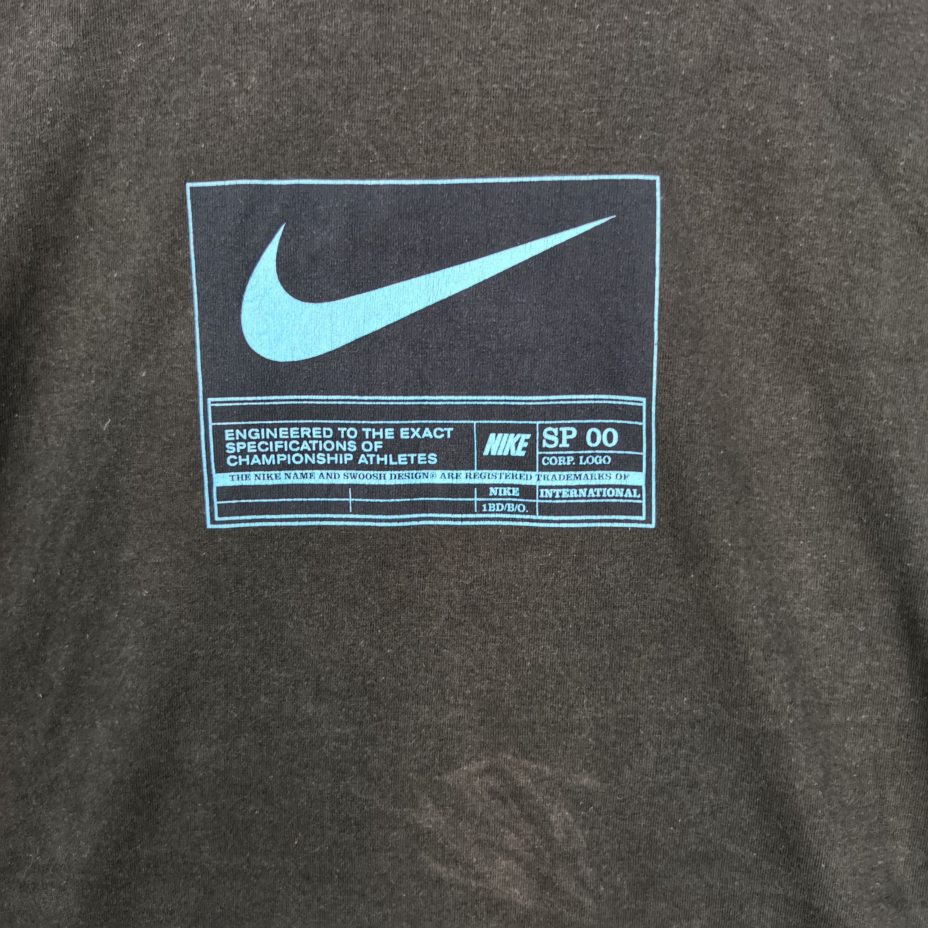 Japanese Brand Vintage Y2K Nike T-Shirt Nike Swoosh Nike ACG Athletes 56789 Size US S / EU 44-46 / 1 - 3 Thumbnail