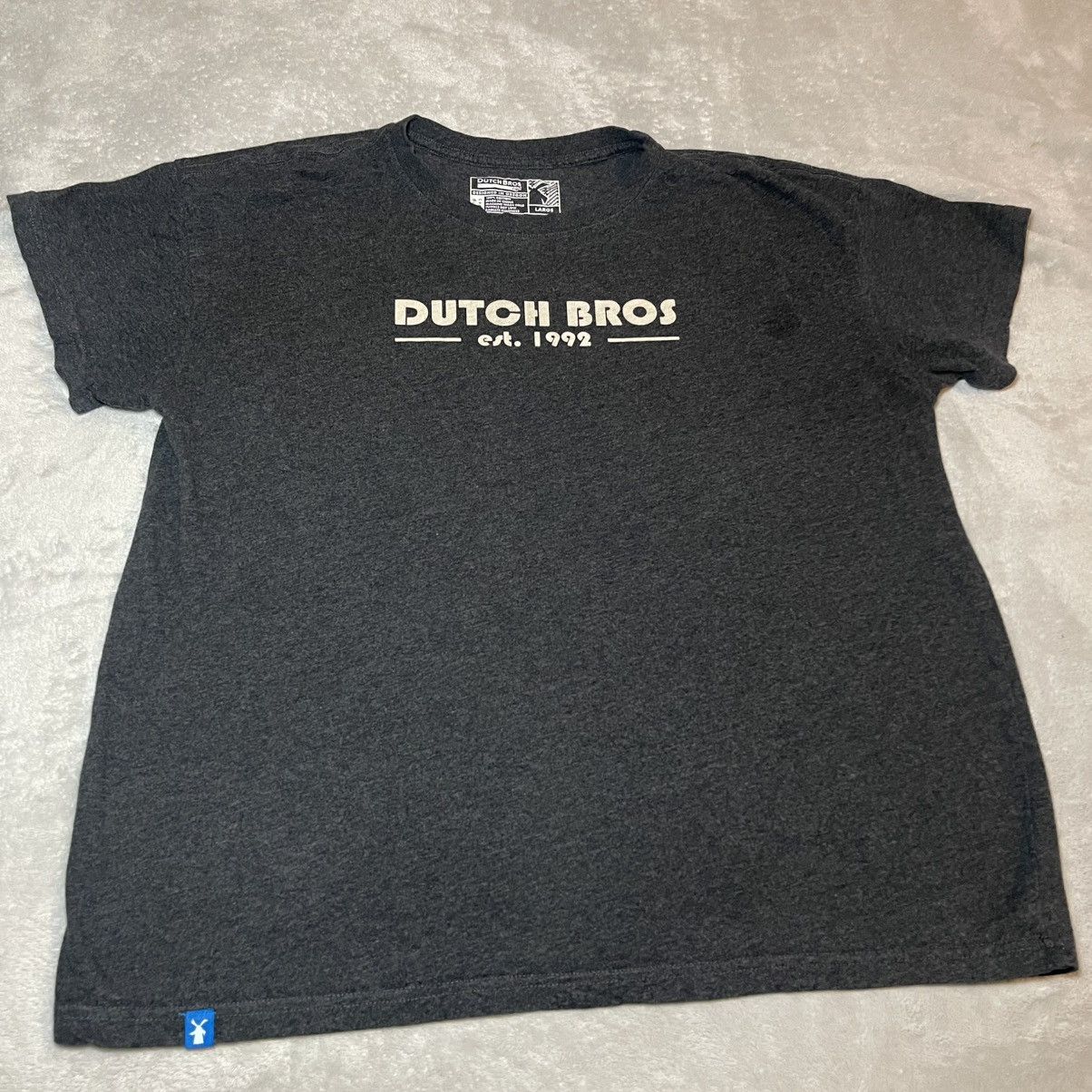 Other Dutch Bros Coffee Womens Large Gray Graphic T-Shirt Tee Size L / US 10 / IT 46 - 1 Thumbnail