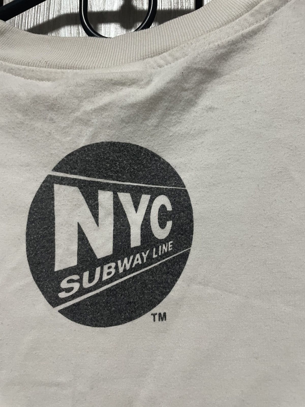 Vintage Vintage New York Subway Line Map Tee Big Print Art T Shirt Size US M / EU 48-50 / 2 - 13 Thumbnail