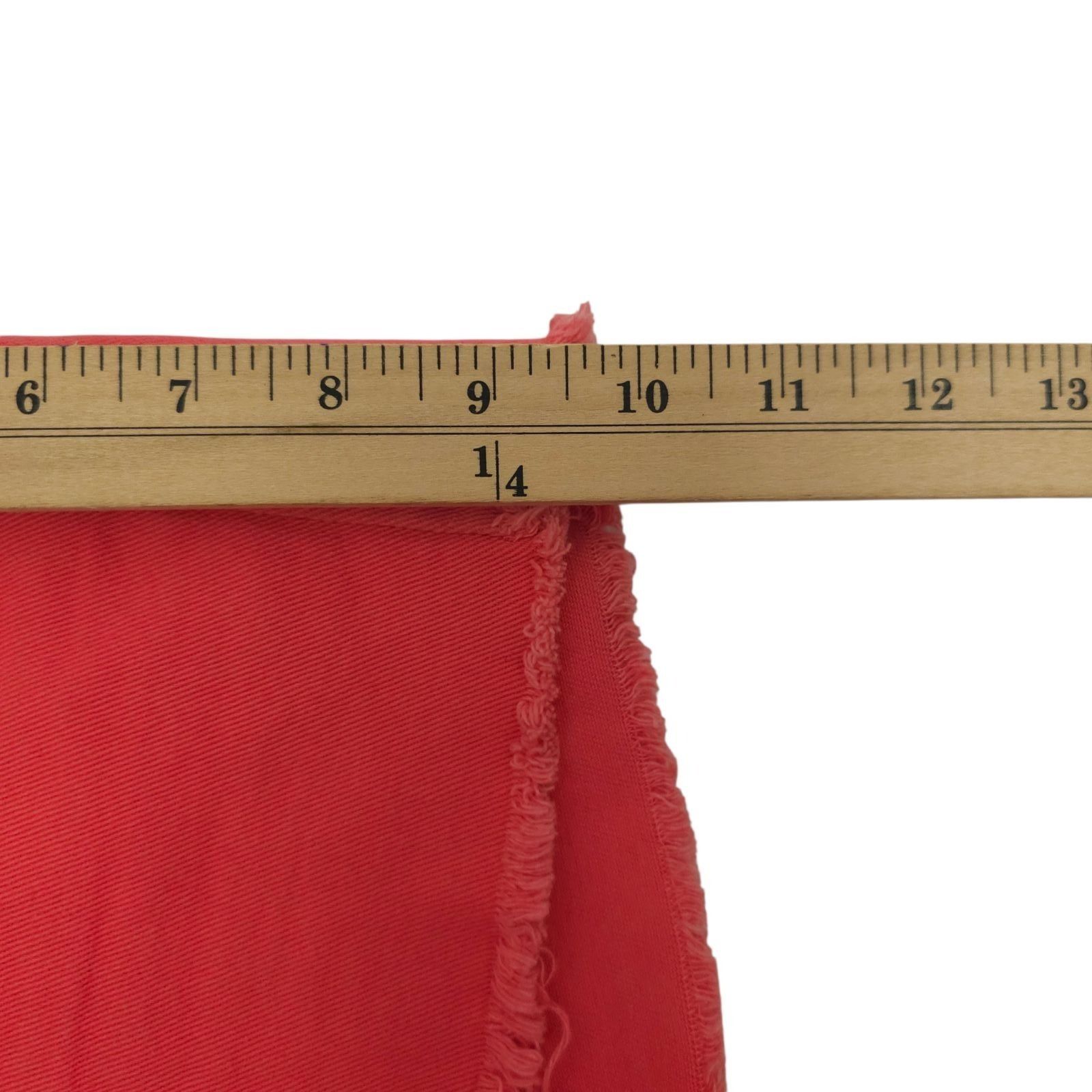 Other Delias Taylor Cut Off Denim Shorts Pink Coral Size 1/2 Low R Size 28" / US 6 / IT 42 - 21 Thumbnail