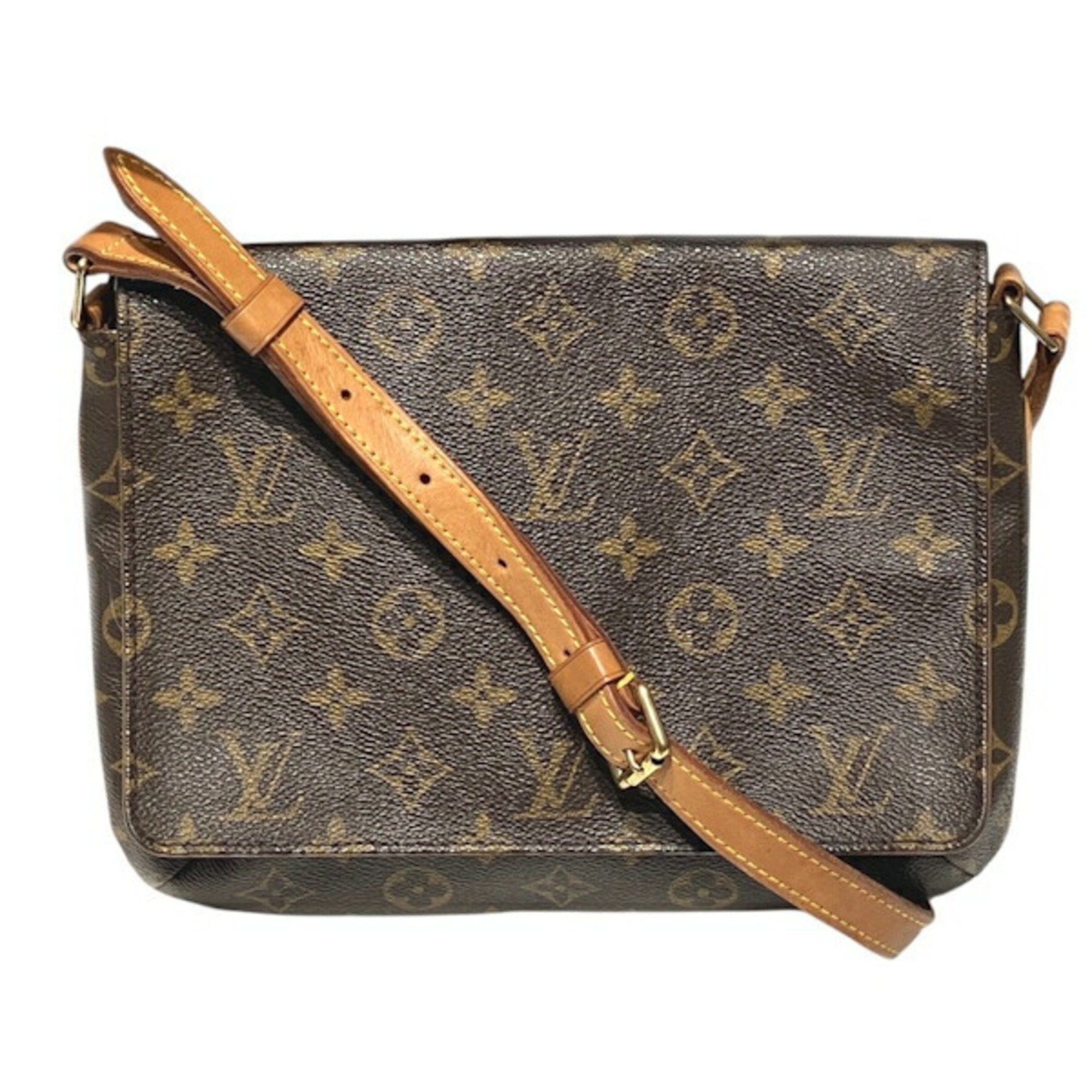 Louis Vuitton Monogram Musette Tango Short M51257 Bag Shoulder Women's in Brown