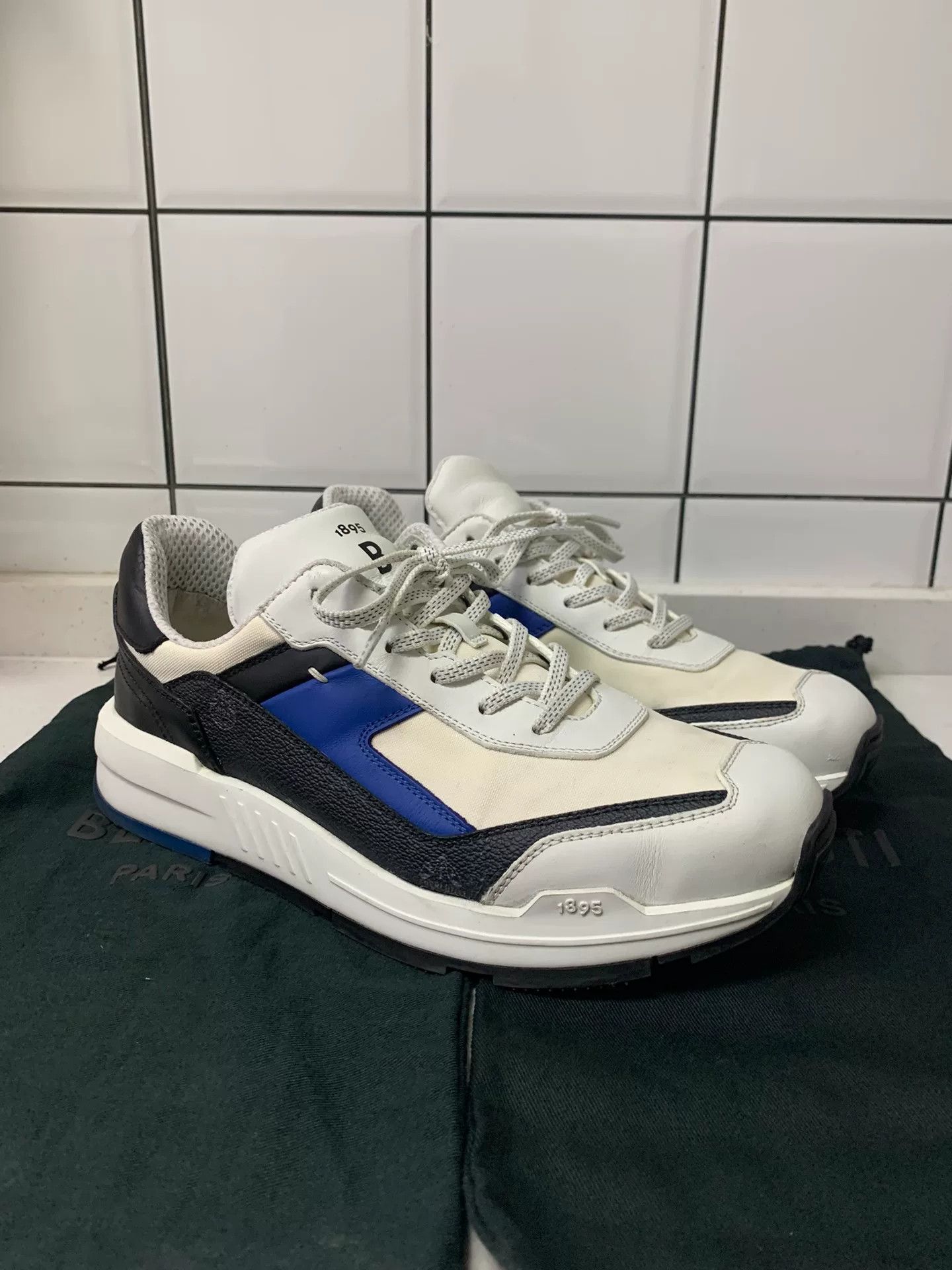 Berluti Berluti Fast Track Leather Patchwork Sneakers Size US 7 / EU 40 - 1 Thumbnail