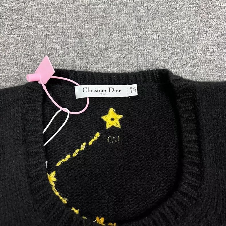Dior Dior Aries Knitted Vest with Embroidery-2506 Size M / US 6-8 / IT 42-44 - 5 Thumbnail