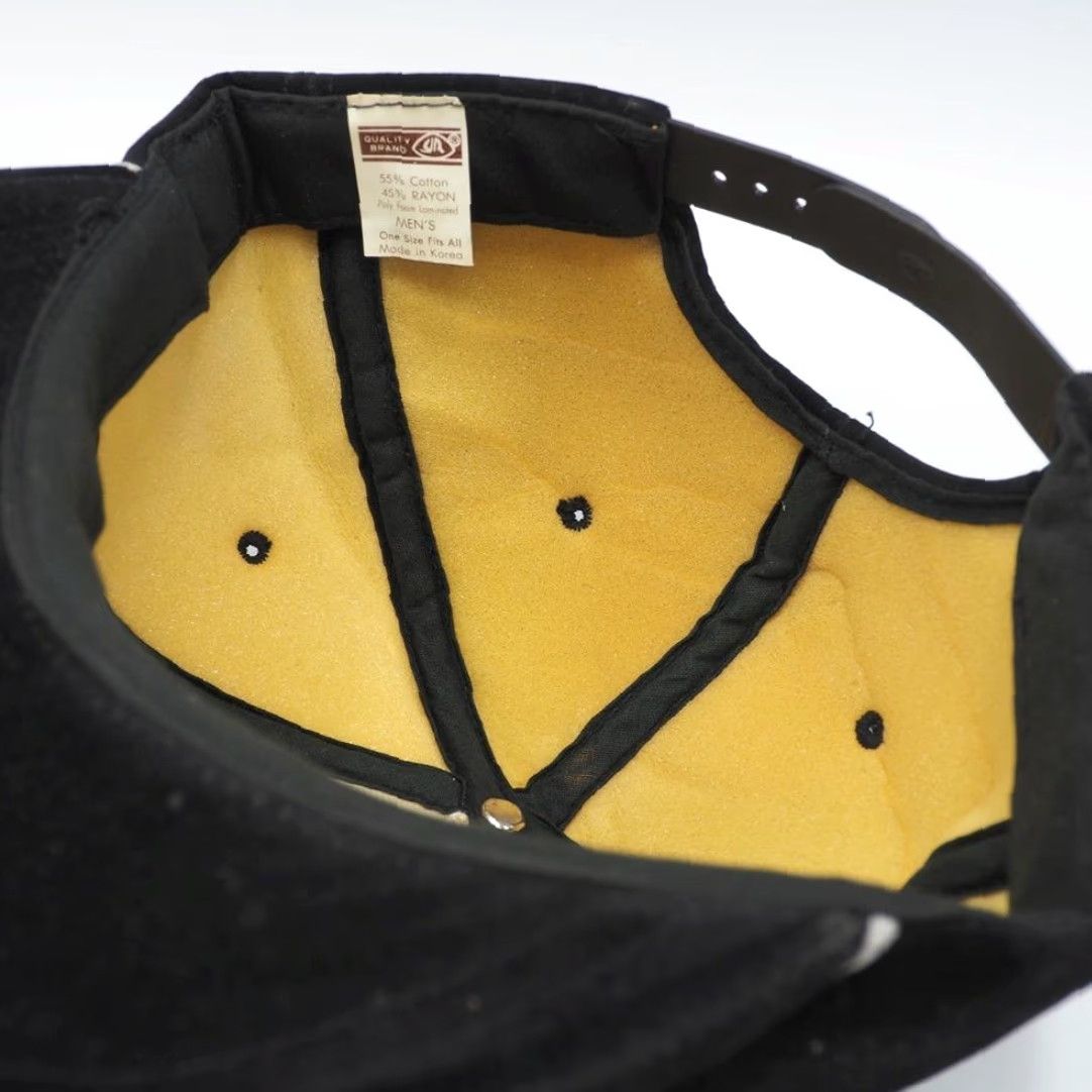 Vintage VINTAGE BPI Hat Snapback Velvet Trucker Farmer Cap Bituminous Pavers Size ONE SIZE - 4 Thumbnail