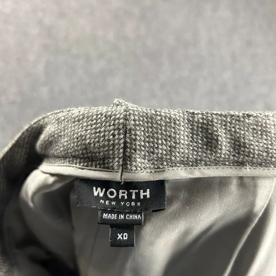 Other Worth New York Pants Womens X0 Dress Skinny Wool Silk Blend Size 26" / US 2 / IT 38 - 6 Thumbnail