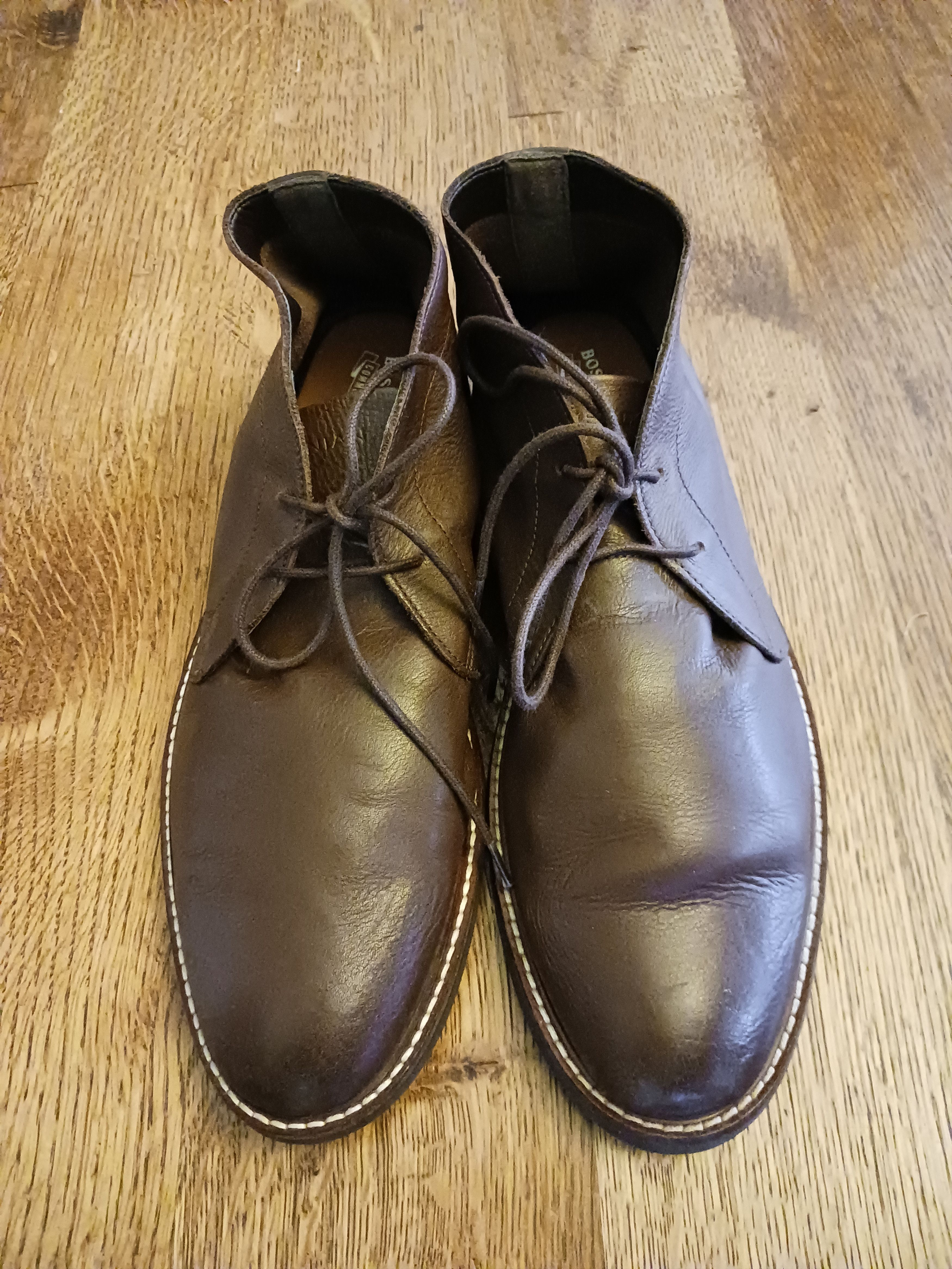 Bostonian 100% Leather Men's Ankle Boots Size US 11 / EU 44 - 1 Thumbnail