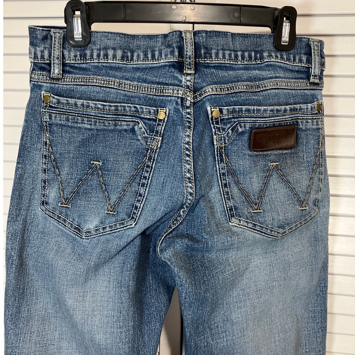 Wrangler Wrangler Authentics Retro Slim Bootcut Blue Denim Jeans Men Size US 31 - 6 Thumbnail