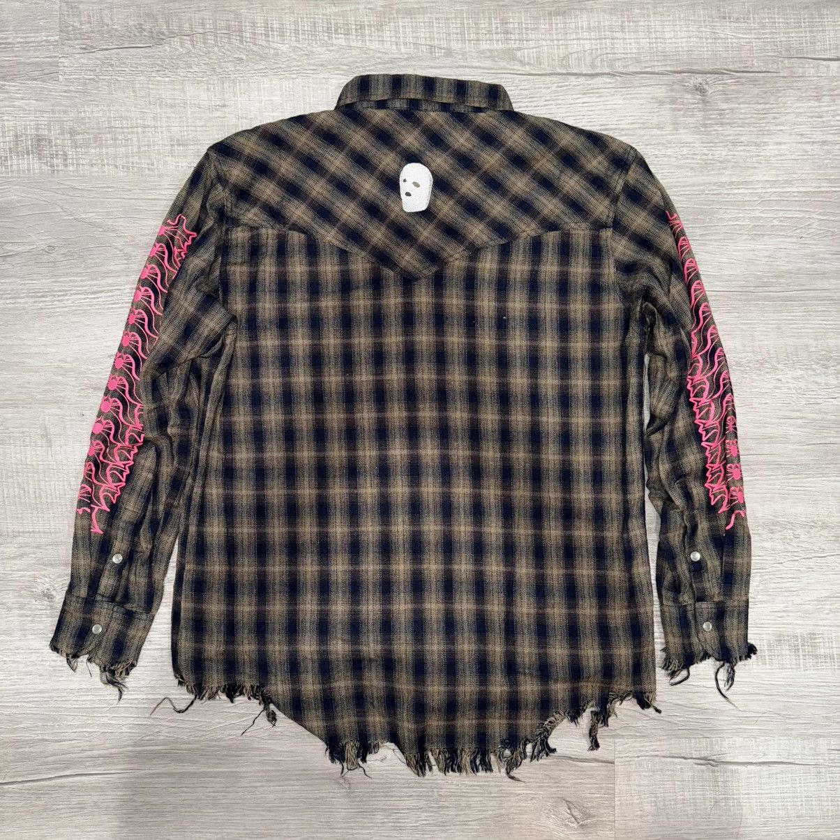 Vintage × Youths In Balaclava Youths in Balaclava Plaid Print Long Sleeve Dress Shirt Size US M / EU 48-50 / 2 - 3 Thumbnail
