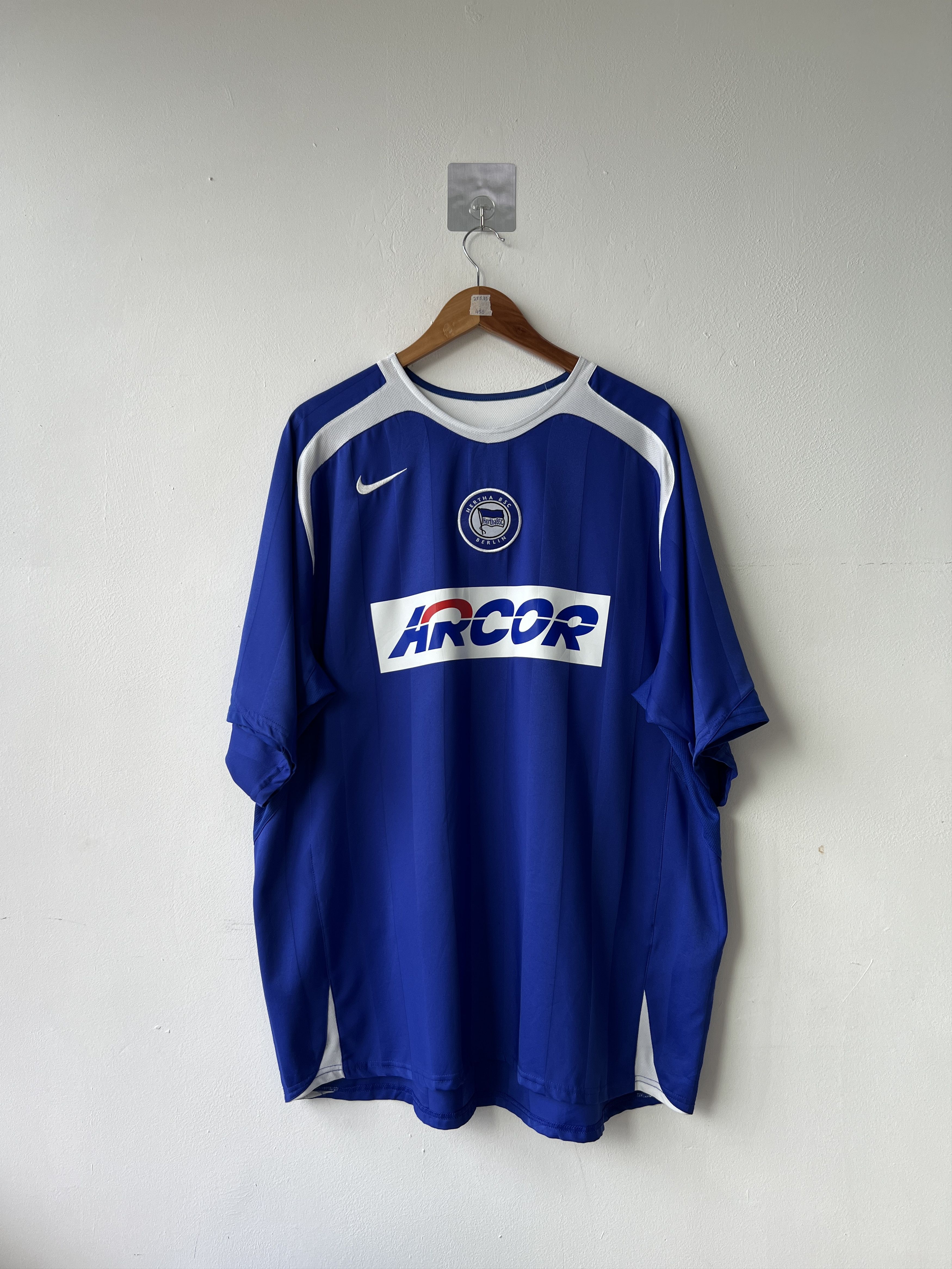 Nike (XXL Hertha Berlin 2005-06 Home Kit Boateng #27 Size US XXL / EU 58 / 5 - 2 Thumbnail