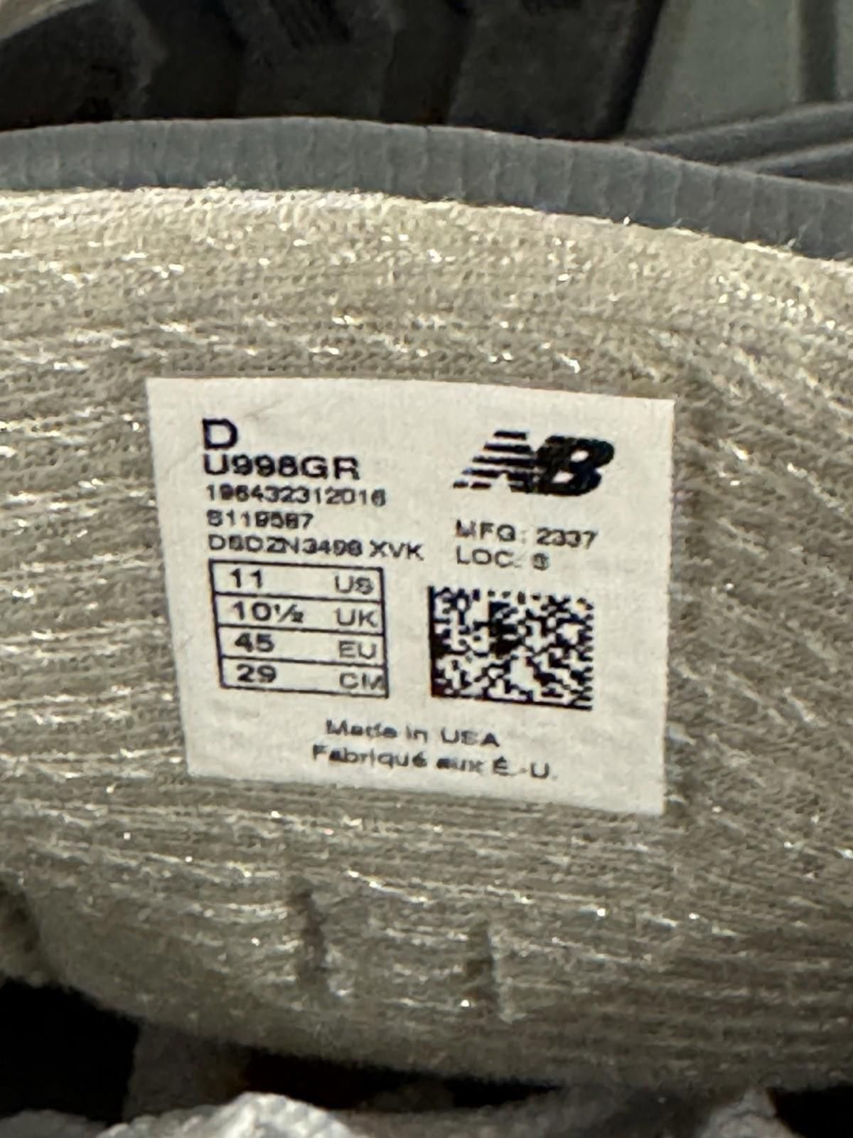 New Balance New Balance 998 Grey Gray Silver Size 11 Size US 10.5 / EU 43-44 - 7 Thumbnail