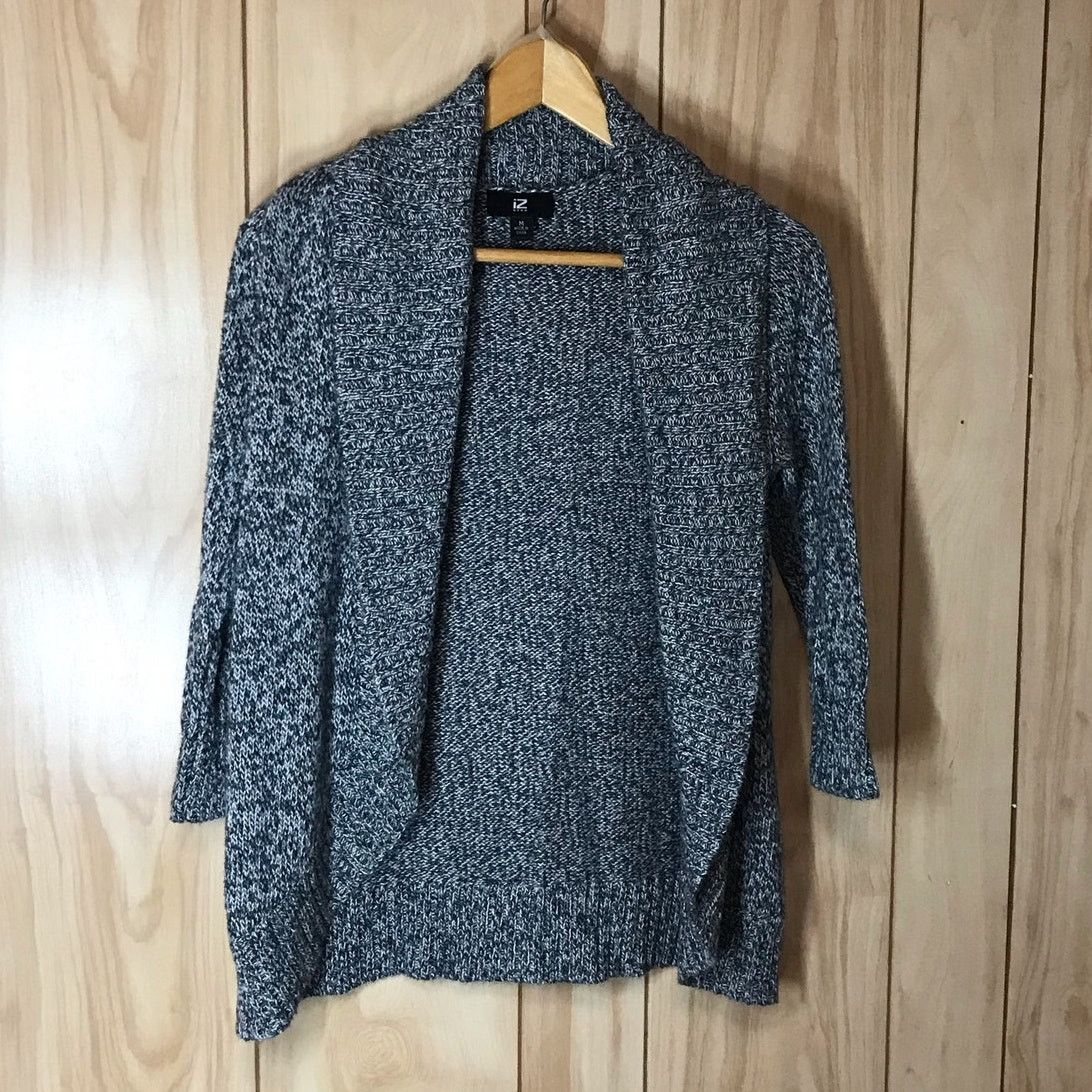 Other iZ Byer Ribbed Open Long Sleeve Cardigan Sweater M Size M / US 6-8 / IT 42-44 - 1 Thumbnail
