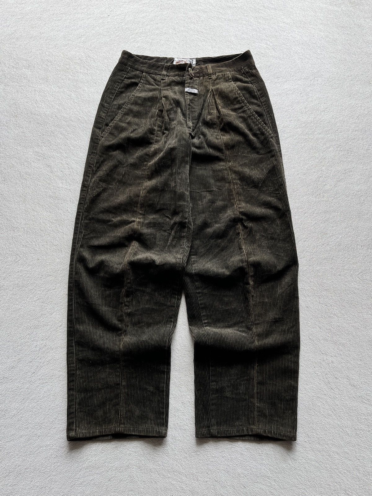 CLOSED × Marithe + Francois Girbaud 80s Closed Marithe Francois Girbaud Corduroy Baggy Pants Size US 30 / EU 46 - 1 Thumbnail