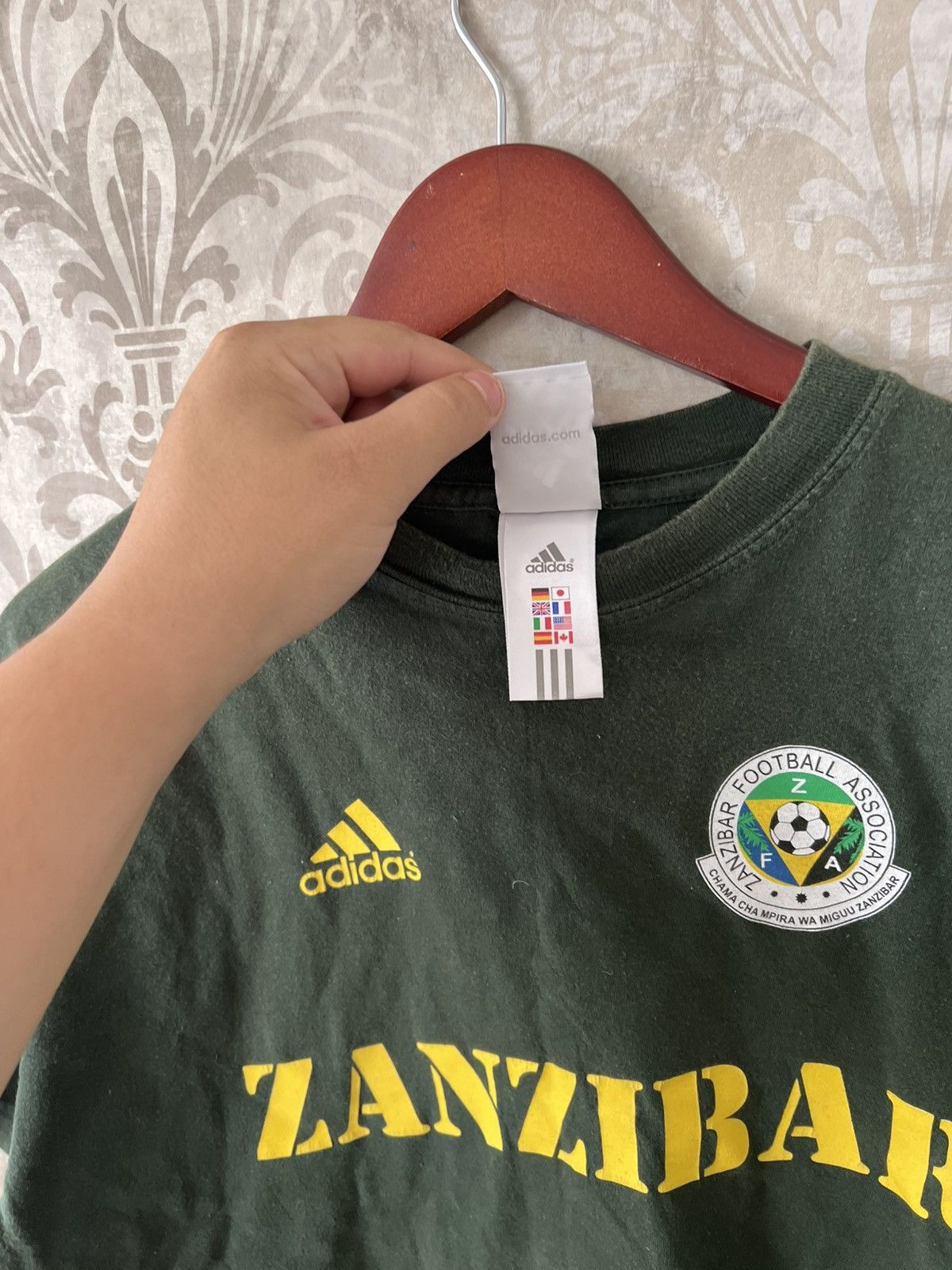 Adidas Vintage Adidas Zanzibar Football T-Shirt Tee soccer Size US XL / EU 56 / 4 - 6 Thumbnail
