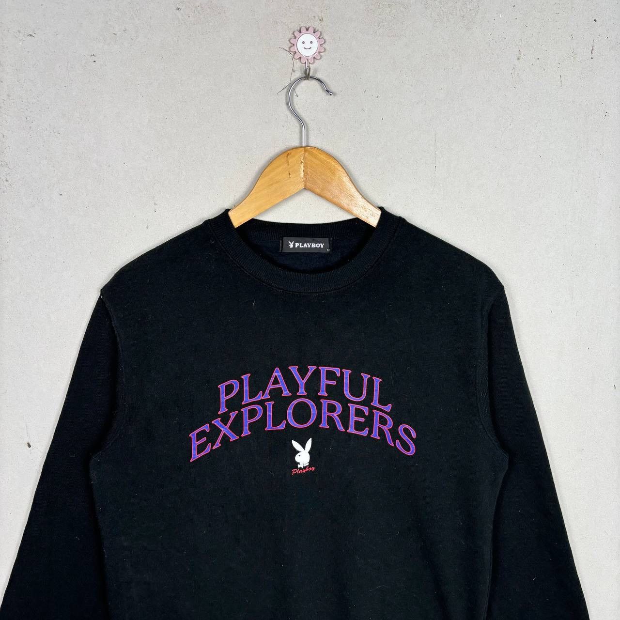 Playboy Playboy Playful Explorers Sweatshirt Black Bunny Logo Size M Size US M / EU 48-50 / 2 - 3 Thumbnail
