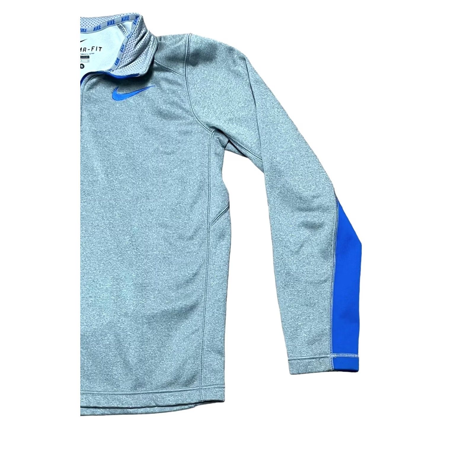 Nike Nike Therma-Fit 1/4 Zip Jacket Mens Sweater Gray Blue Golf Activewear Regular Small Size US S / EU 44-46 / 1 - 3 Thumbnail