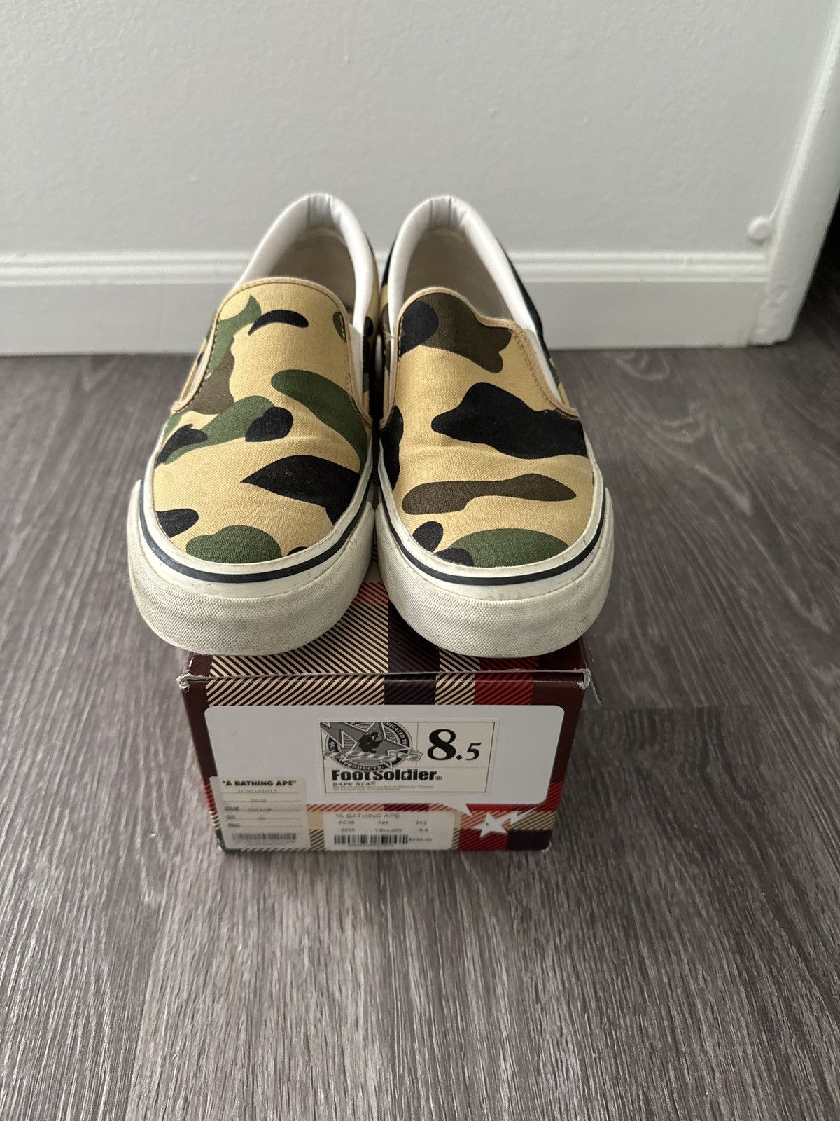 Bape Bape Camo Slip-ons Size US 8.5 / EU 41-42 - 2 Thumbnail