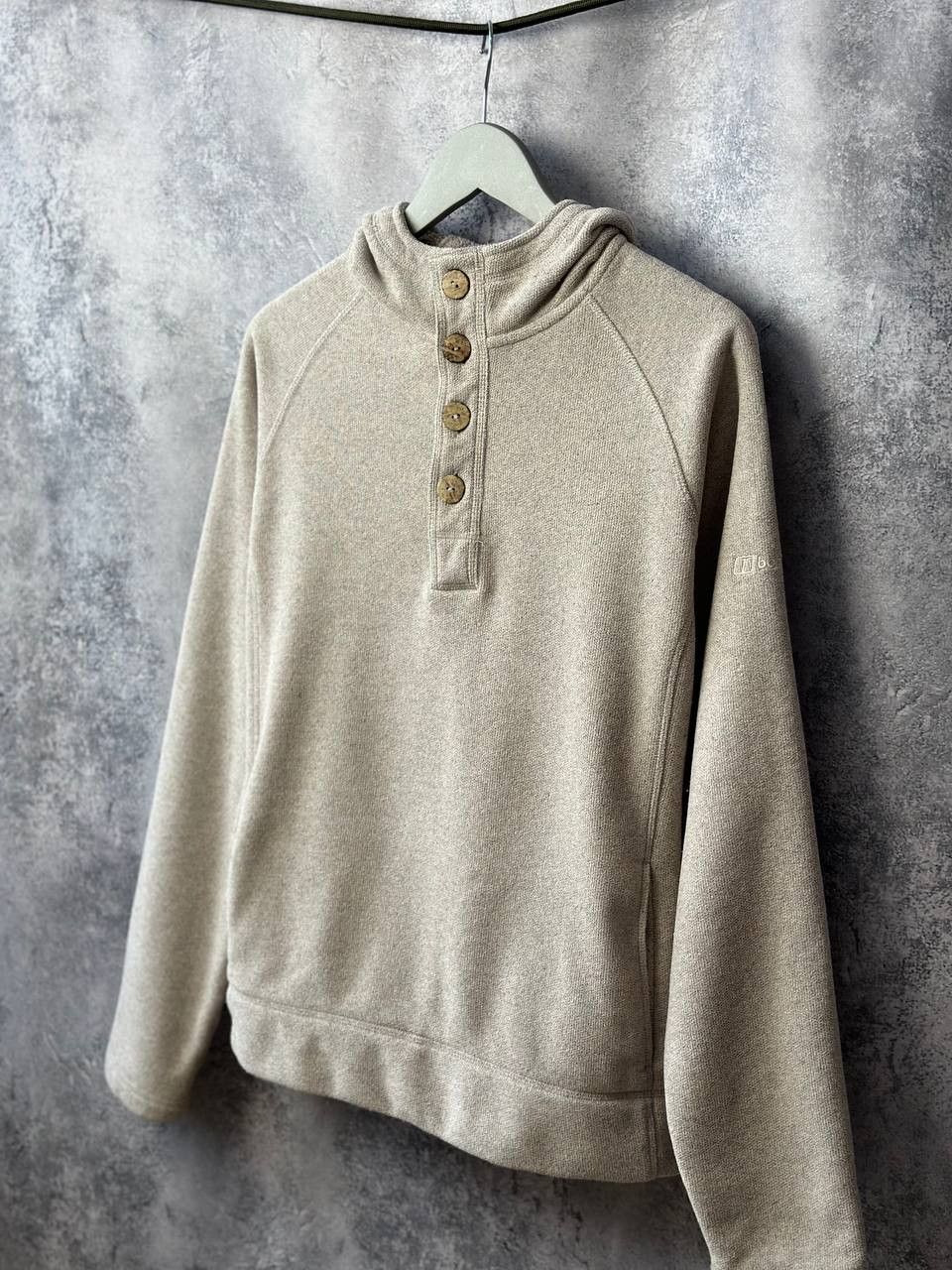 Berghaus Berghaus Lhasa Half Button Hoodie Fleece - Pale Stone Marl Size XXL / US 16-18 / IT 52-54 - 1 Thumbnail