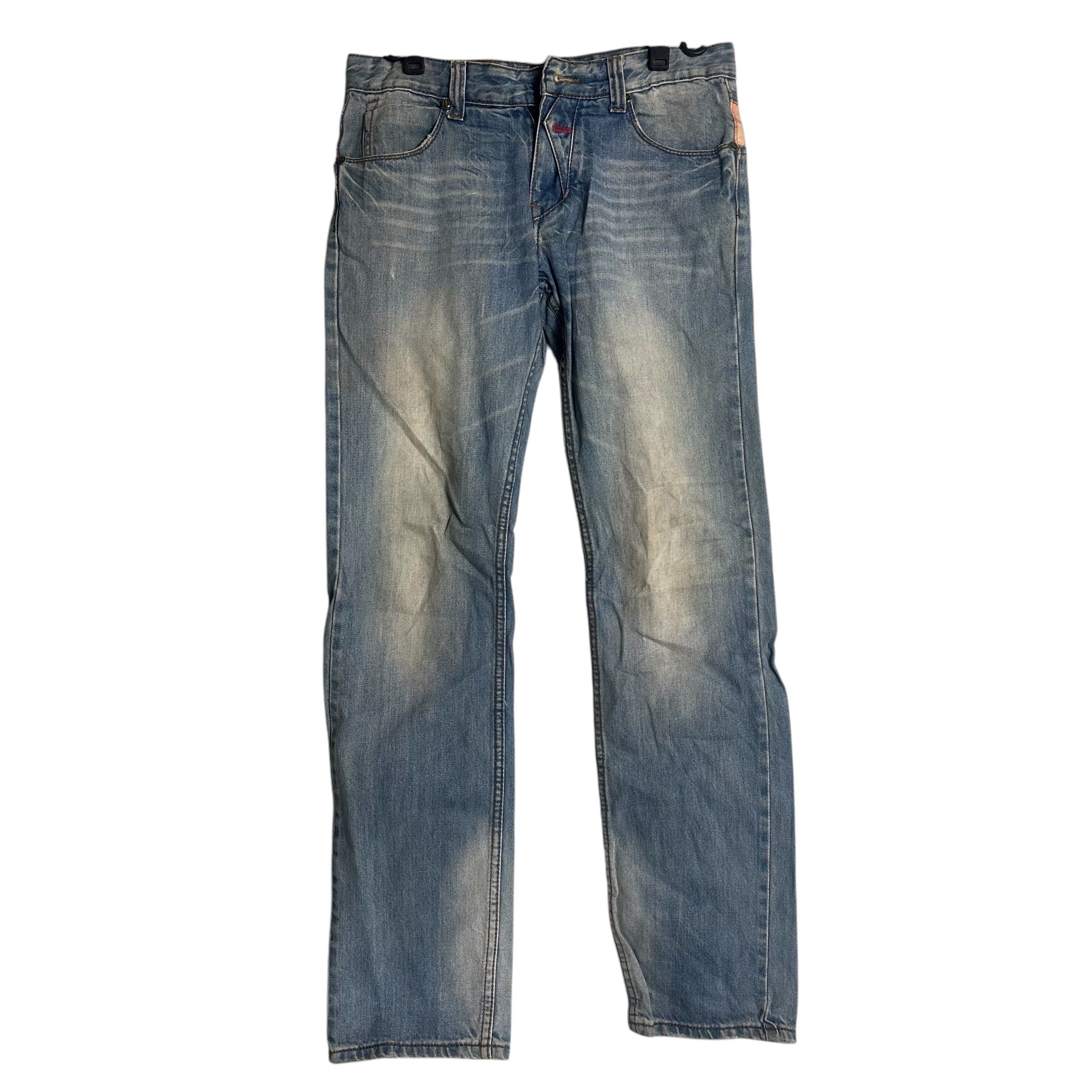 Dsquared2 🔥RARE🔥Vintage Dsquared2 Patchwork Distressed Denim Jeans Size US 33 - 1 Thumbnail