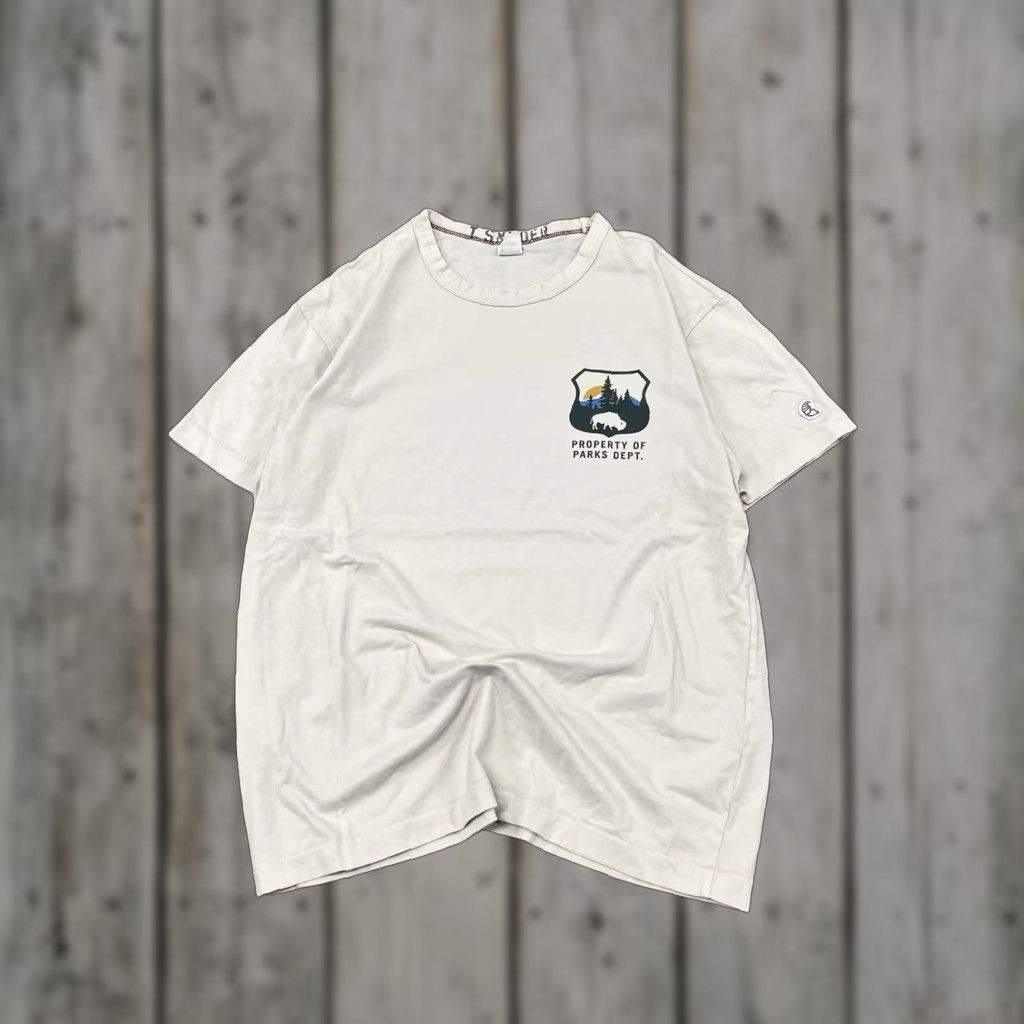 VINTAGE Todd Snyder x Champion T-Shirt Men Medium White Cotton