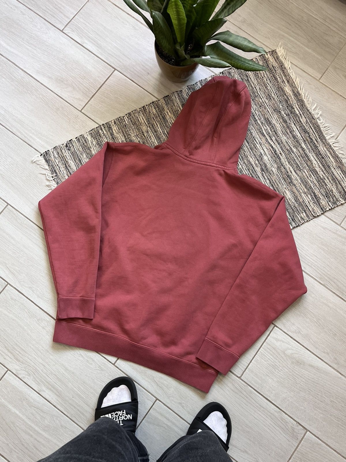 Nike × Vintage Nike Lab Fleece Hoodie Oversize Peach minimalistic logo Size US L / EU 52-54 / 3 - 9 Thumbnail