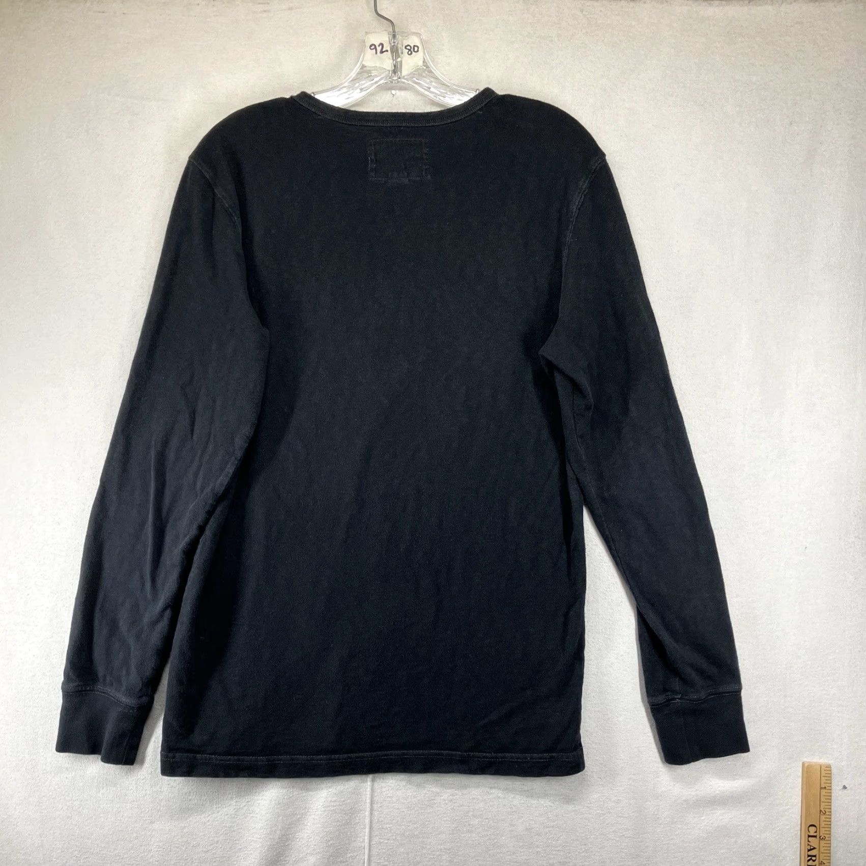 American Eagle Outfitters VINTAGE American Eagle Shirt Long Sleeve Men Small Black Classic Fit Embroidered Logo Crew Neck 2000s Mens Size US S / EU 44-46 / 1 - 2 Thumbnail