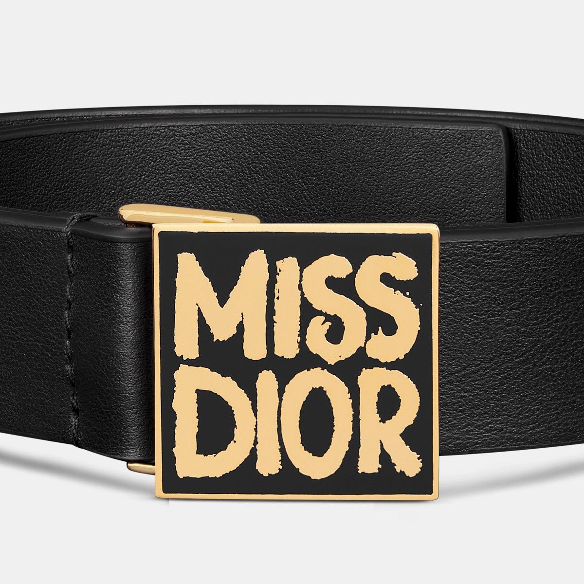 Dior o1bcso1str0126 Size:OS/Miss Dior Graffiti Belt in Black Size ONE SIZE - 4 Thumbnail