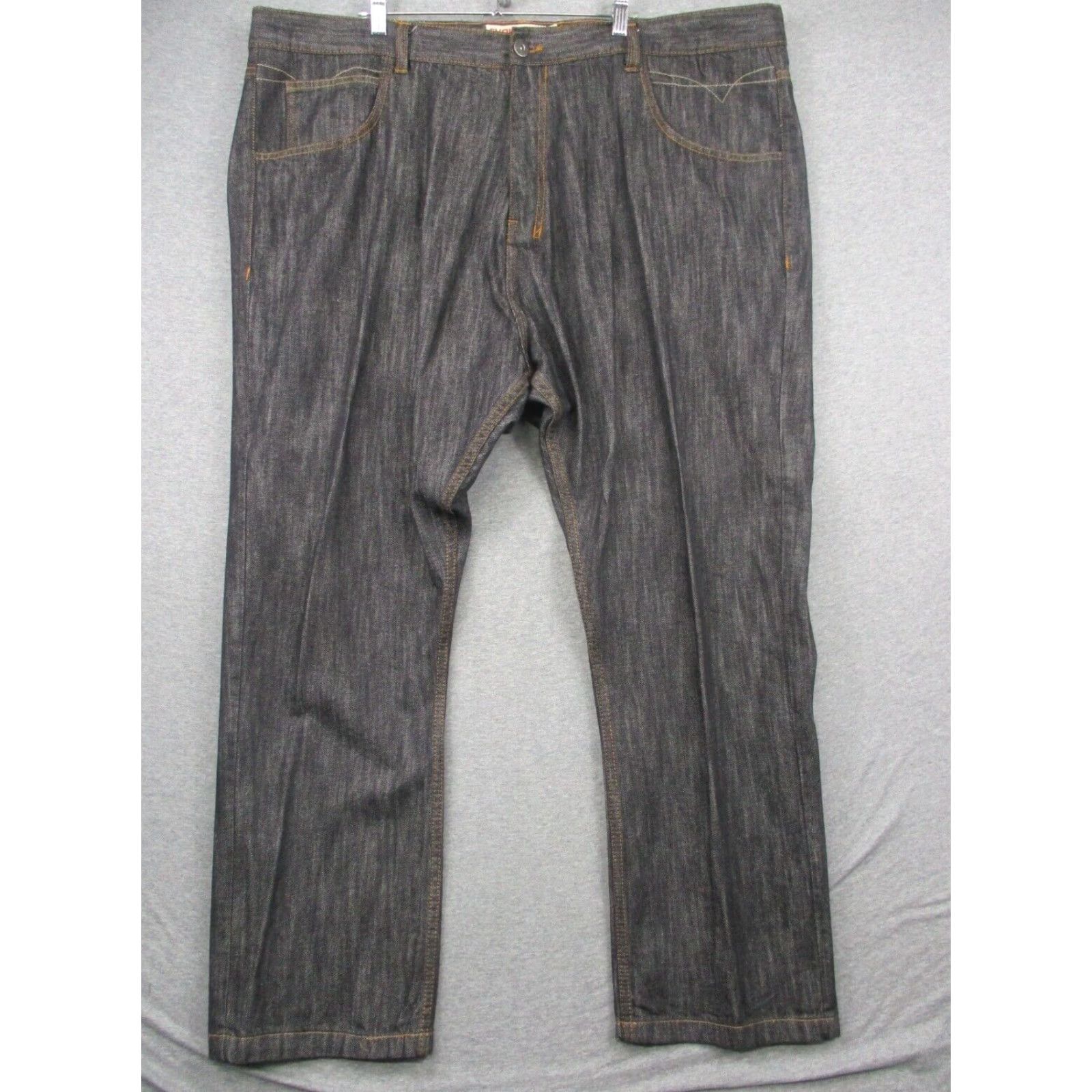 Vintage Evolution Jeans Men’s 48x33 Baggy Dark Wash Jeans Men's Baggy 48x33 Evolution In Design Black Denim 90s? Size US 32 / EU 48 - 2 Thumbnail